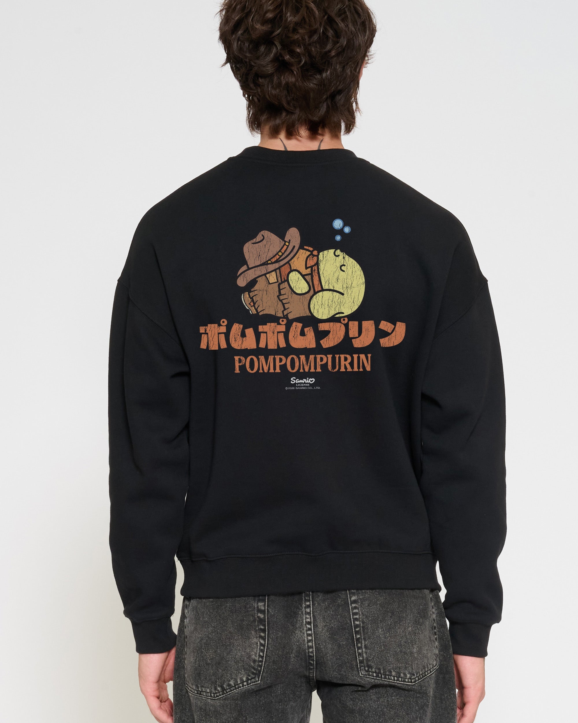 Pompompurin Yeehaw Sweatshirt Official Hello Kitty and Friends collab Threadheads