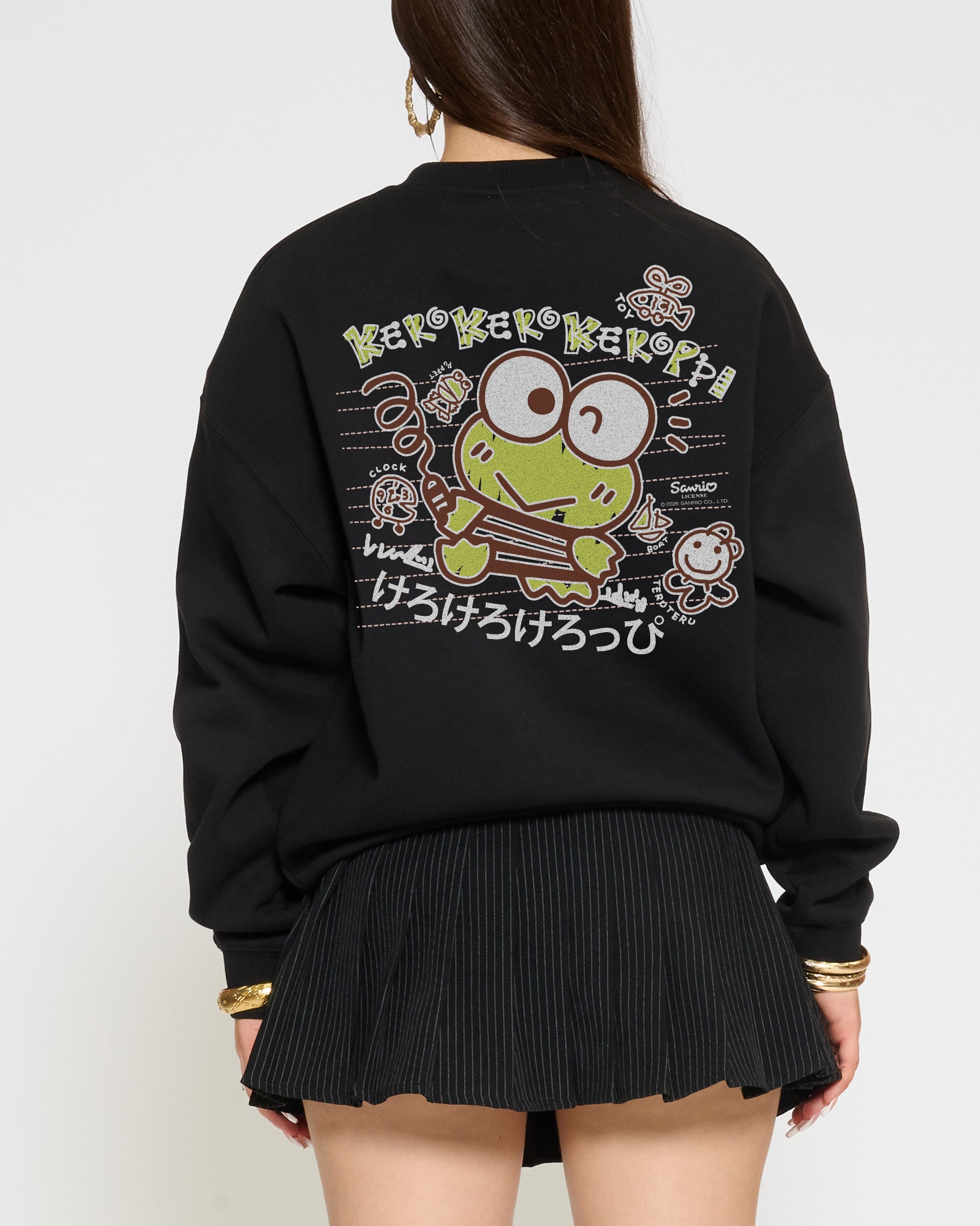 Keroppi Scribble Sweatshirt – view 4
