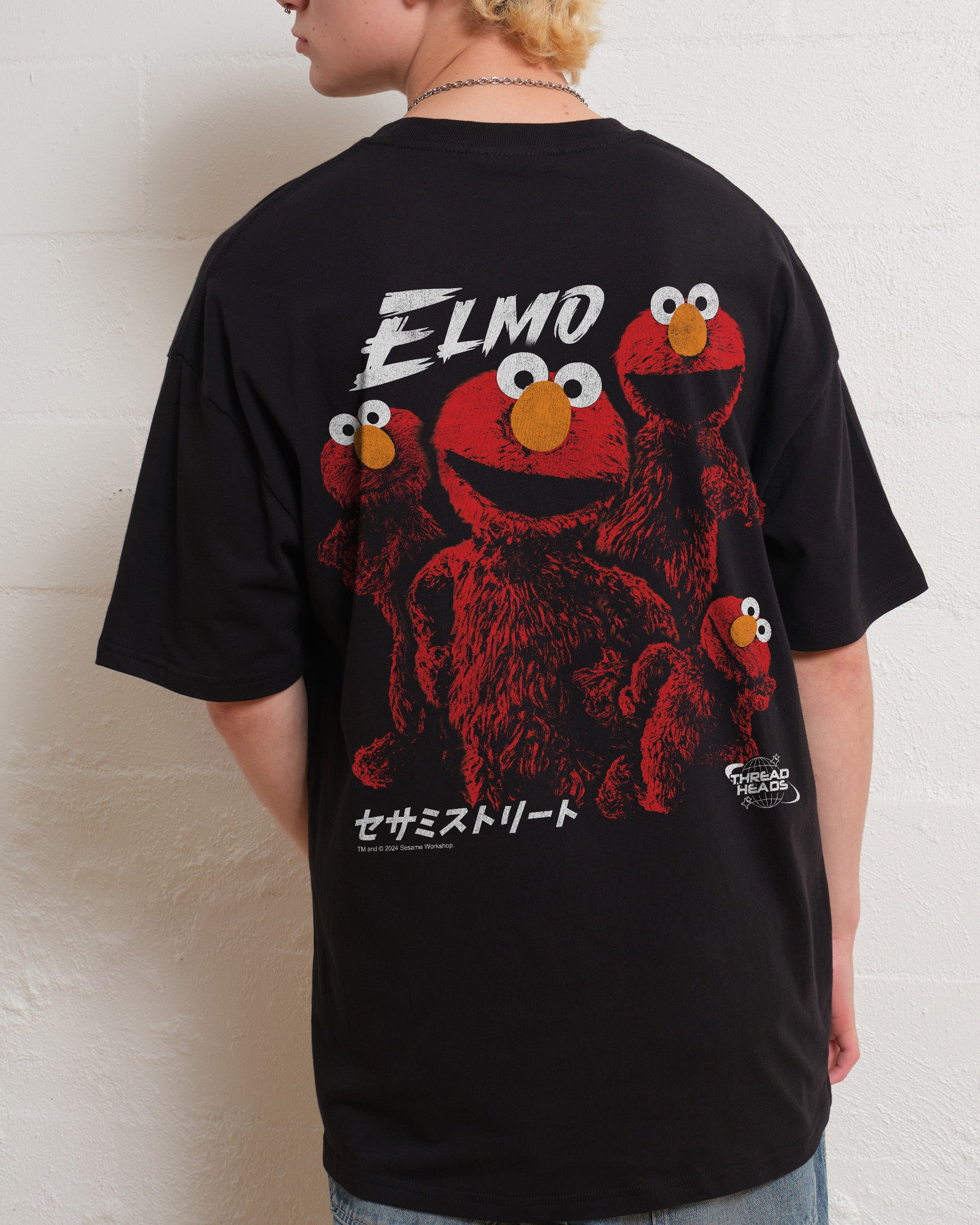 Tokyo Elmo Front and Back T-Shirt Australia Online