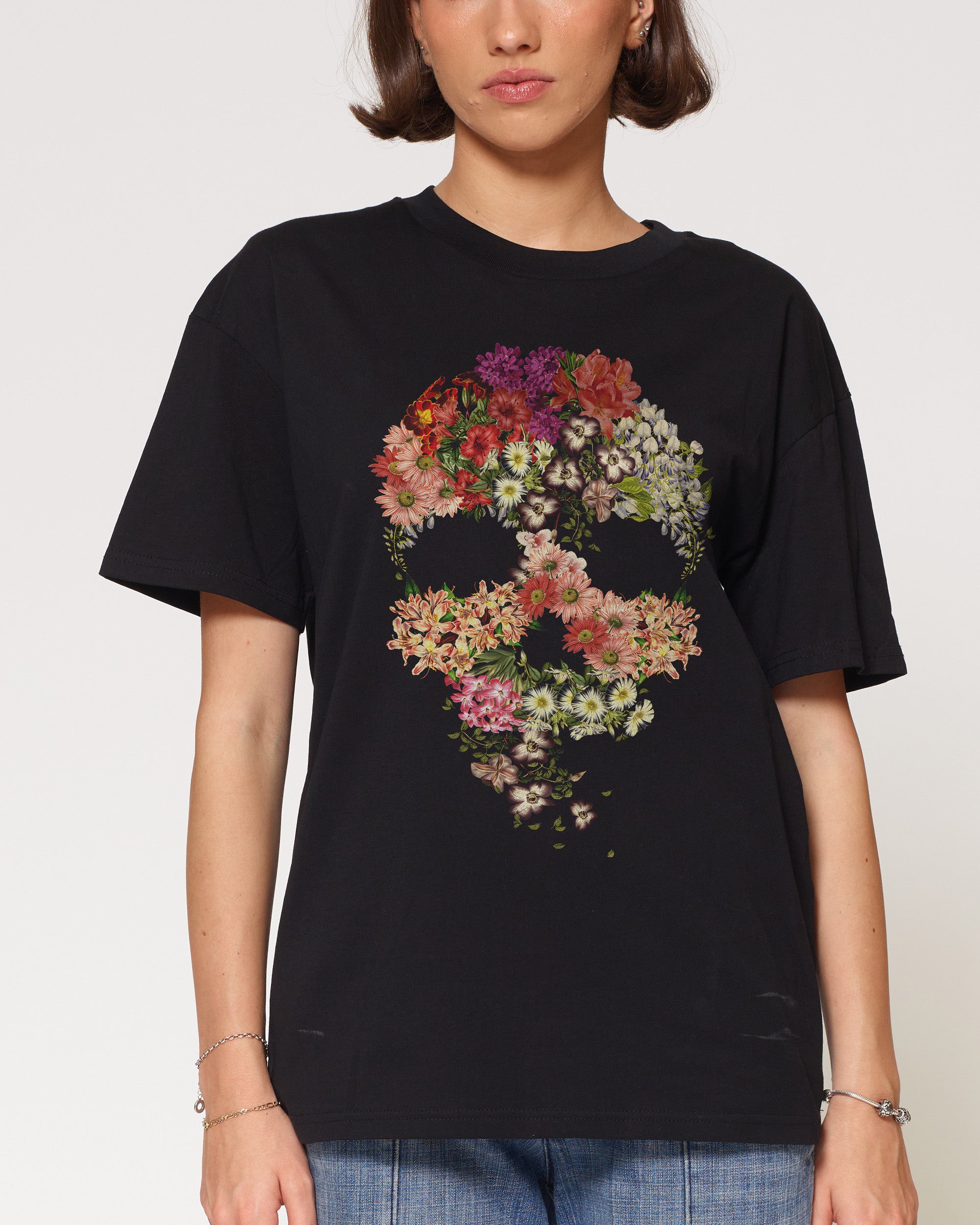 Skull Floral Decay T-Shirt – view 2
