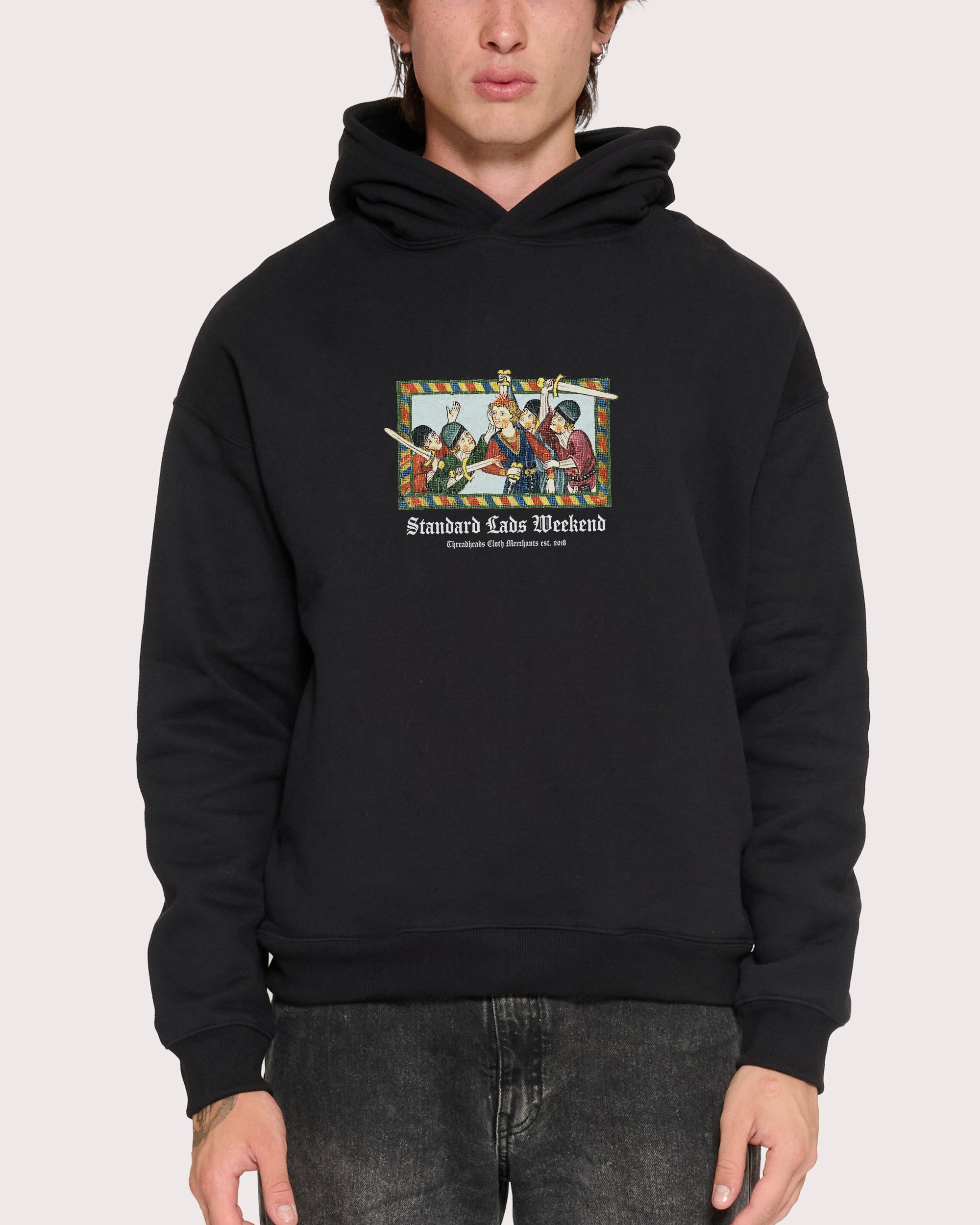 Standard Lads Weekend Black Hoodie