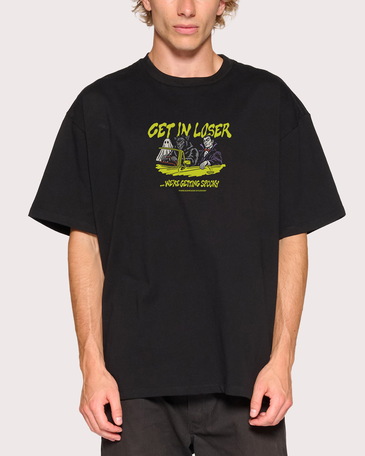 Get in Loser Black Oversized Tee