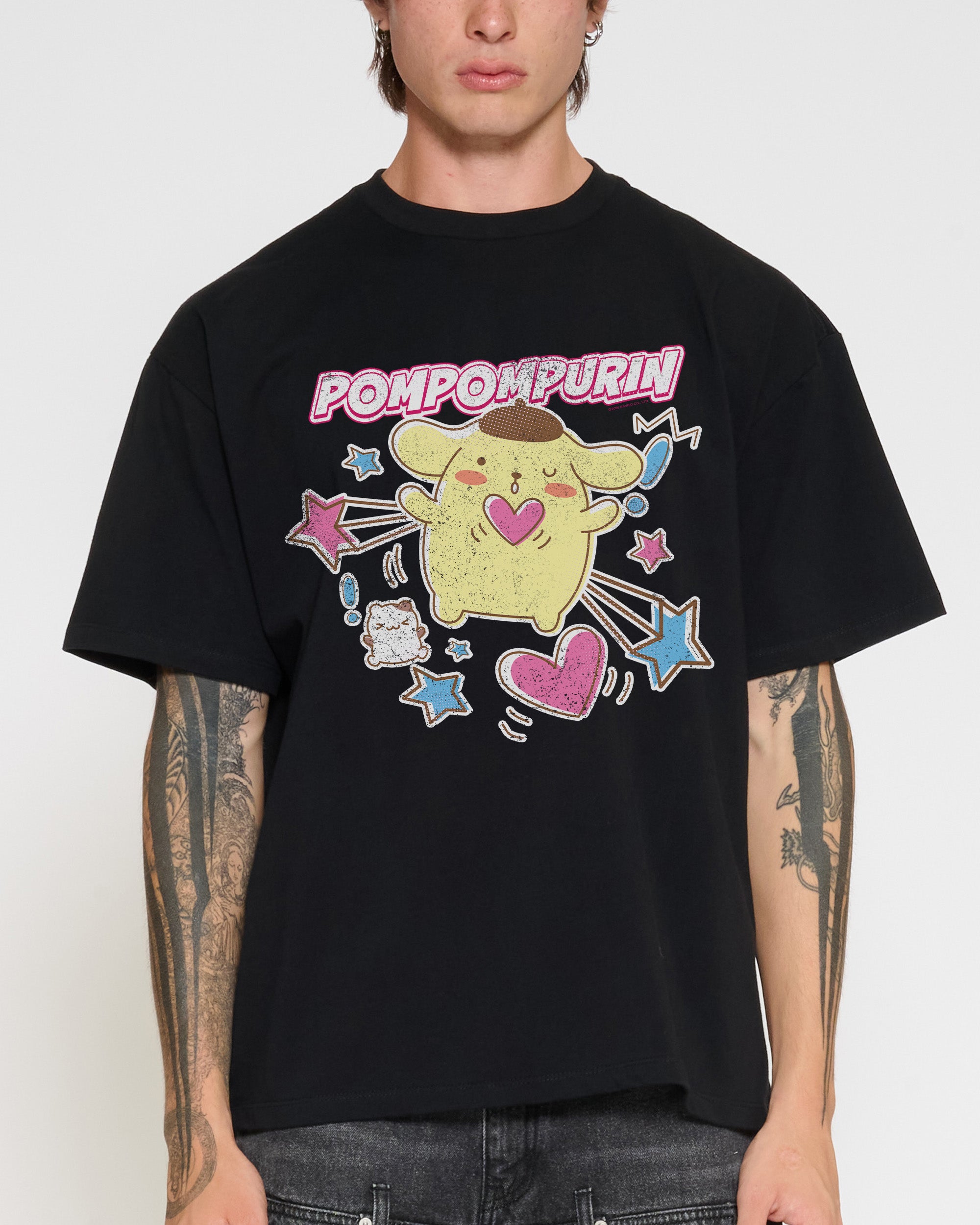 Pompompurin Hearts Oversized Tee – view 7