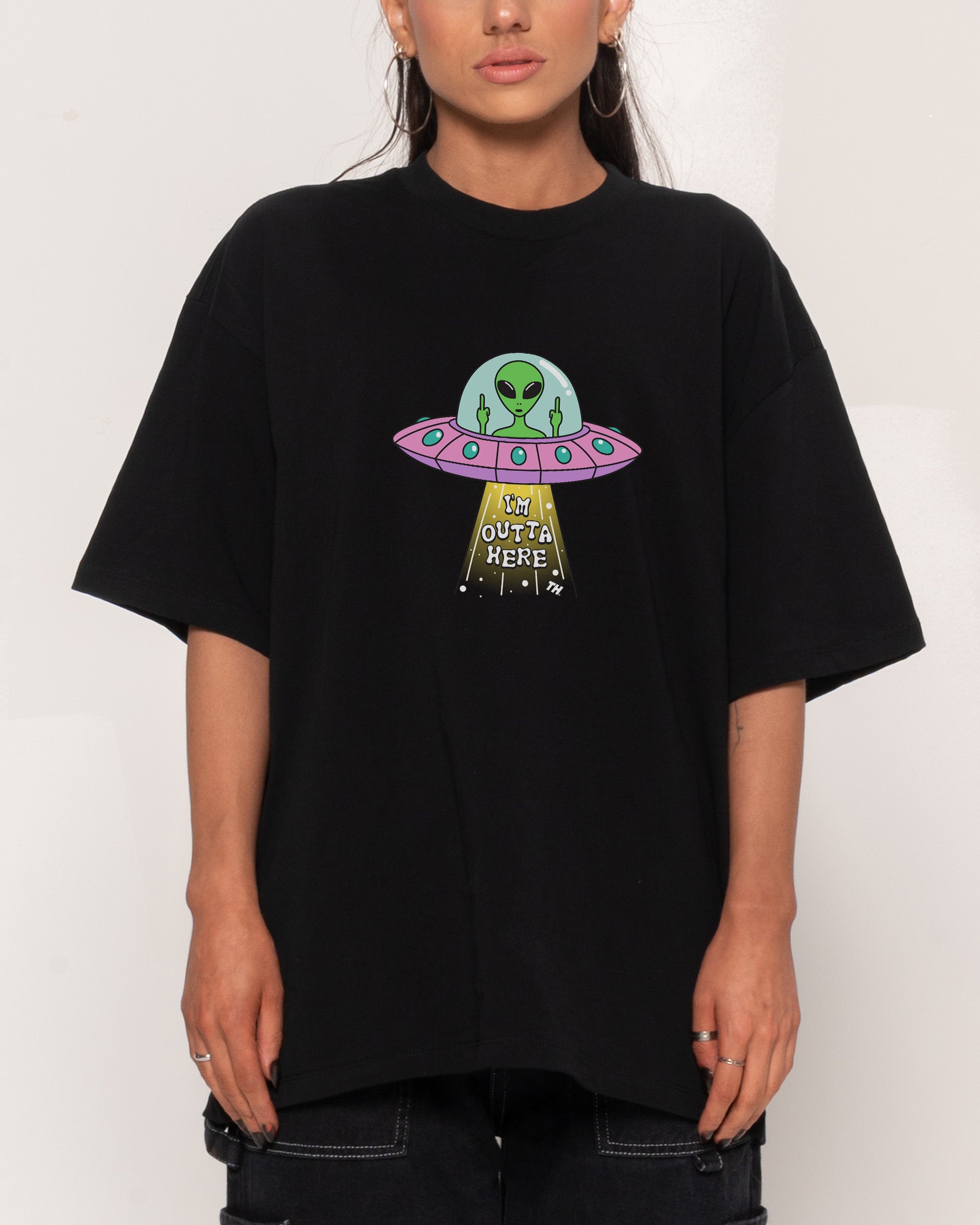 I'm Outta Here Oversized Tee – view 2