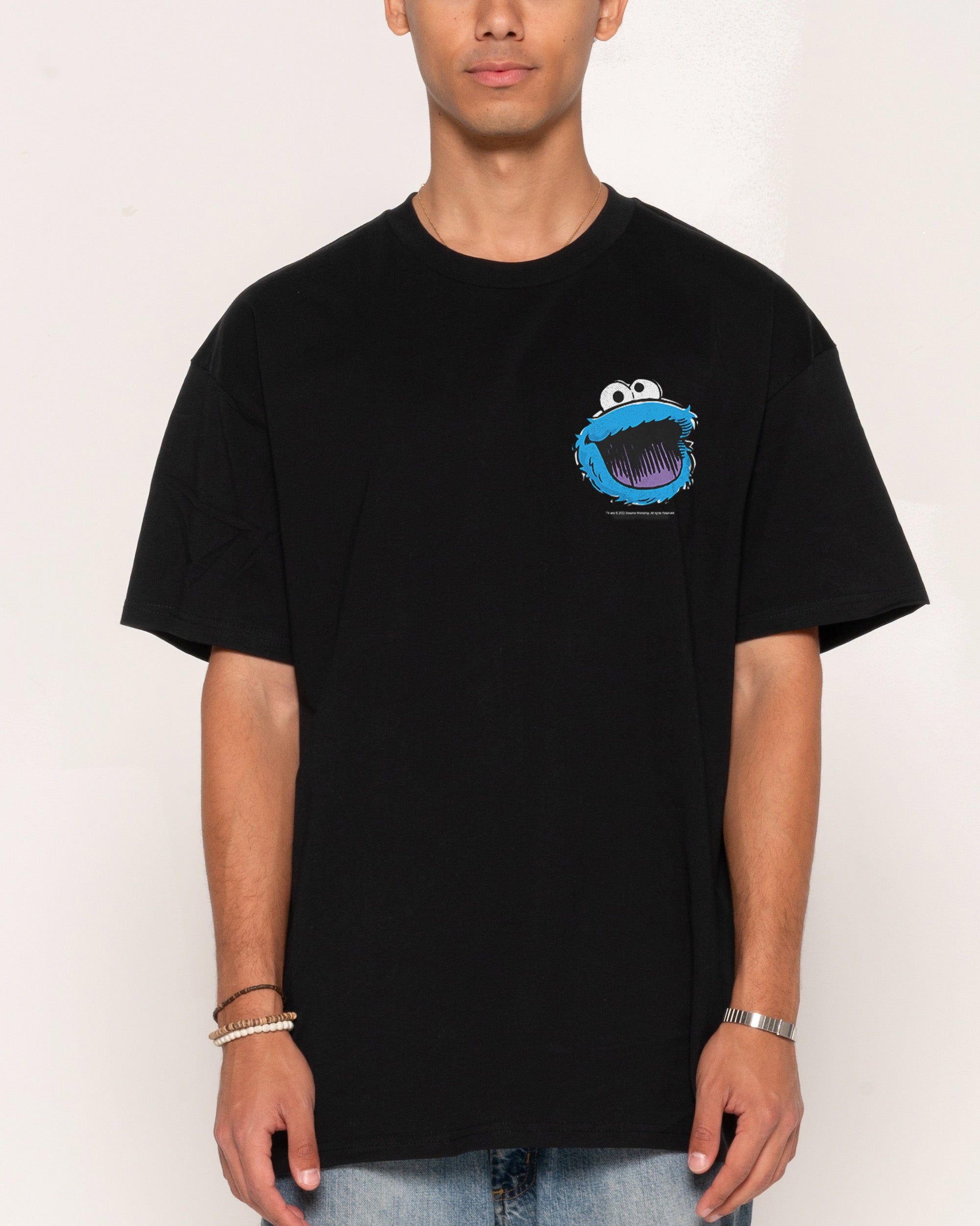 Cookie Monster Face Mini Print Tee T-Shirt – view 2