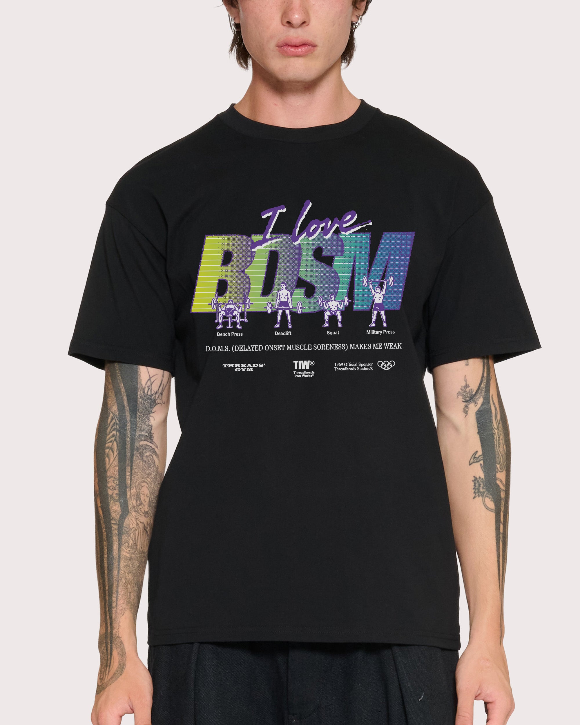 I Love BDSM Black T-Shirt