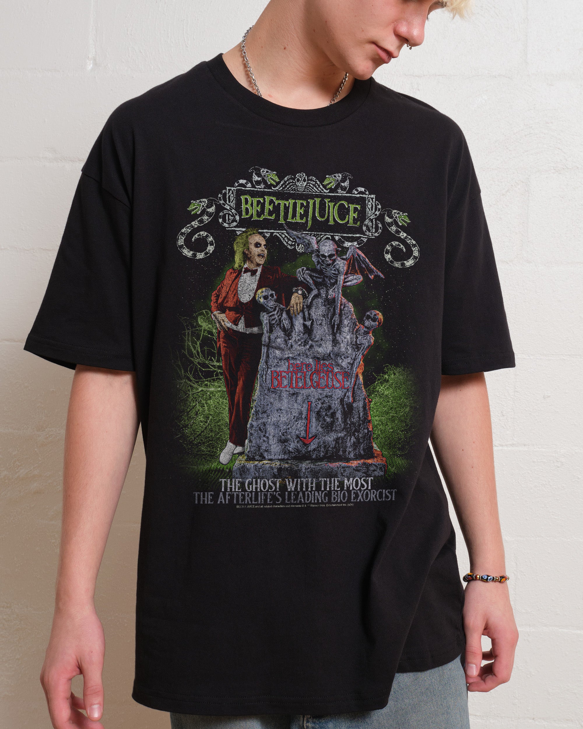 Beetlejuice Lies Here T-Shirt Australia Online