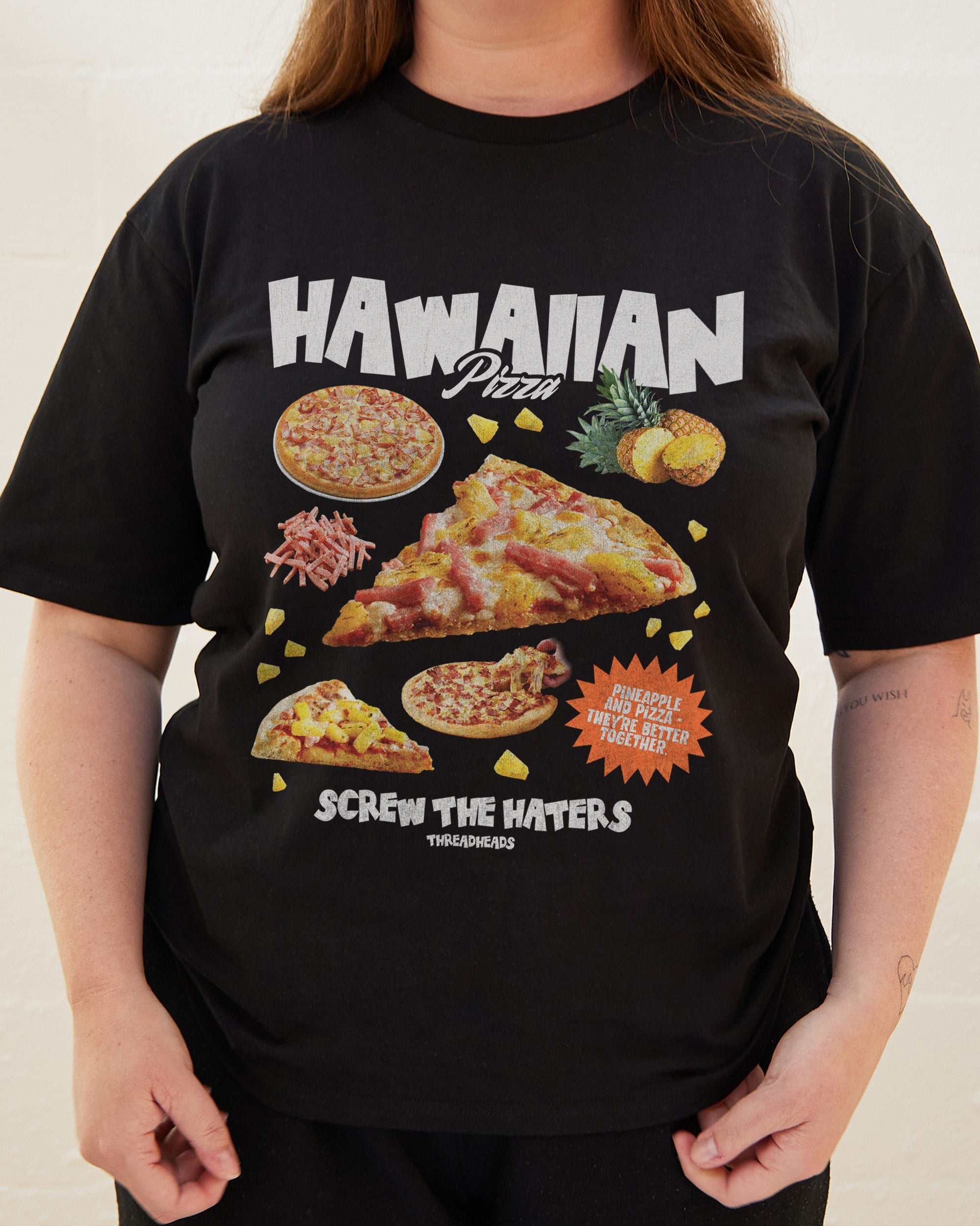 Hawaiian Pizza Bootleg T-Shirt Australia Online