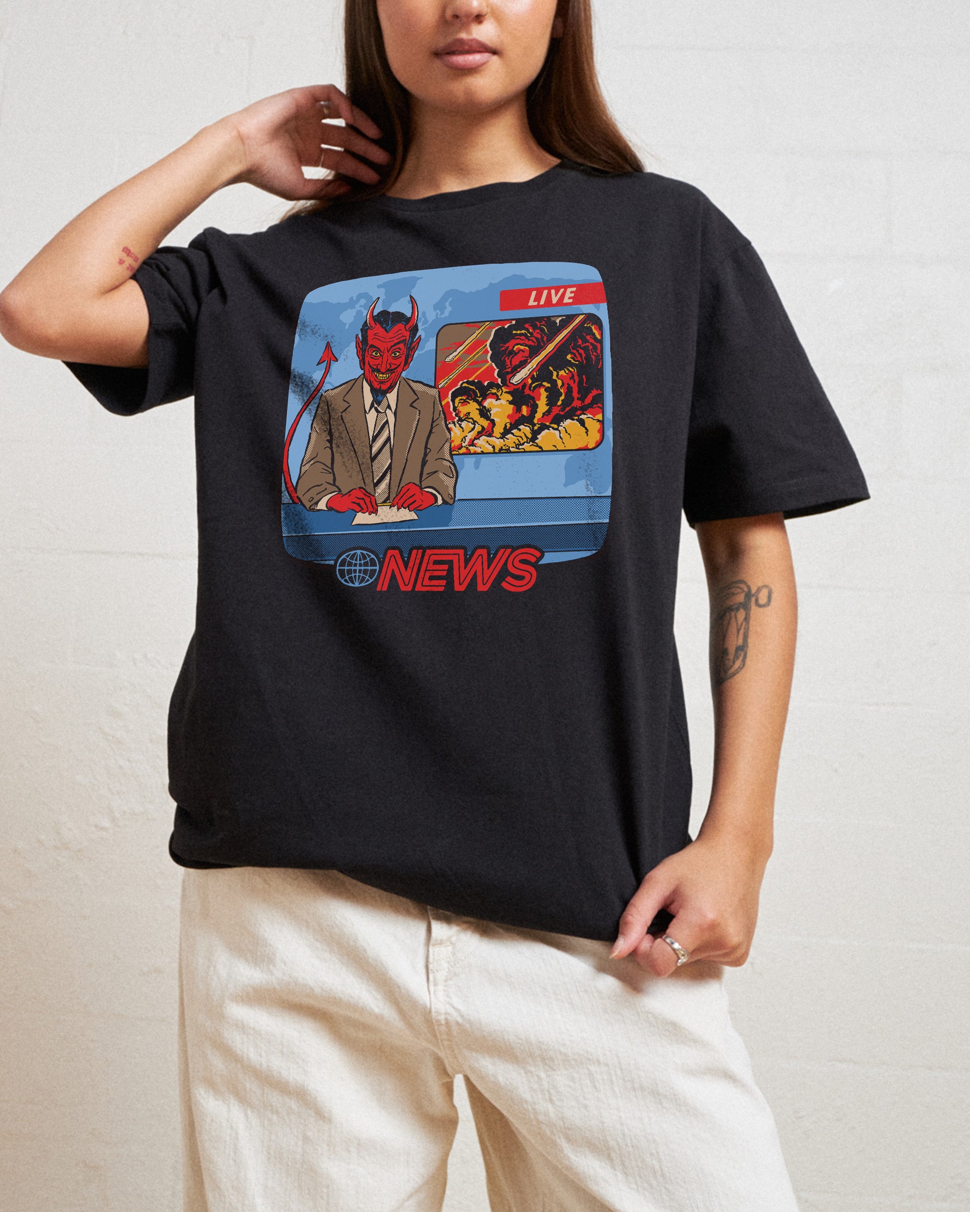 Breaking News T-Shirt Australia Online