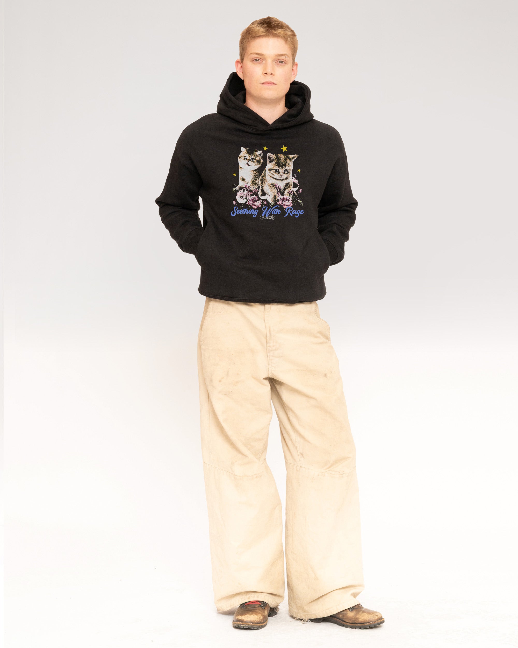 Seething With Rage Black Hoodie