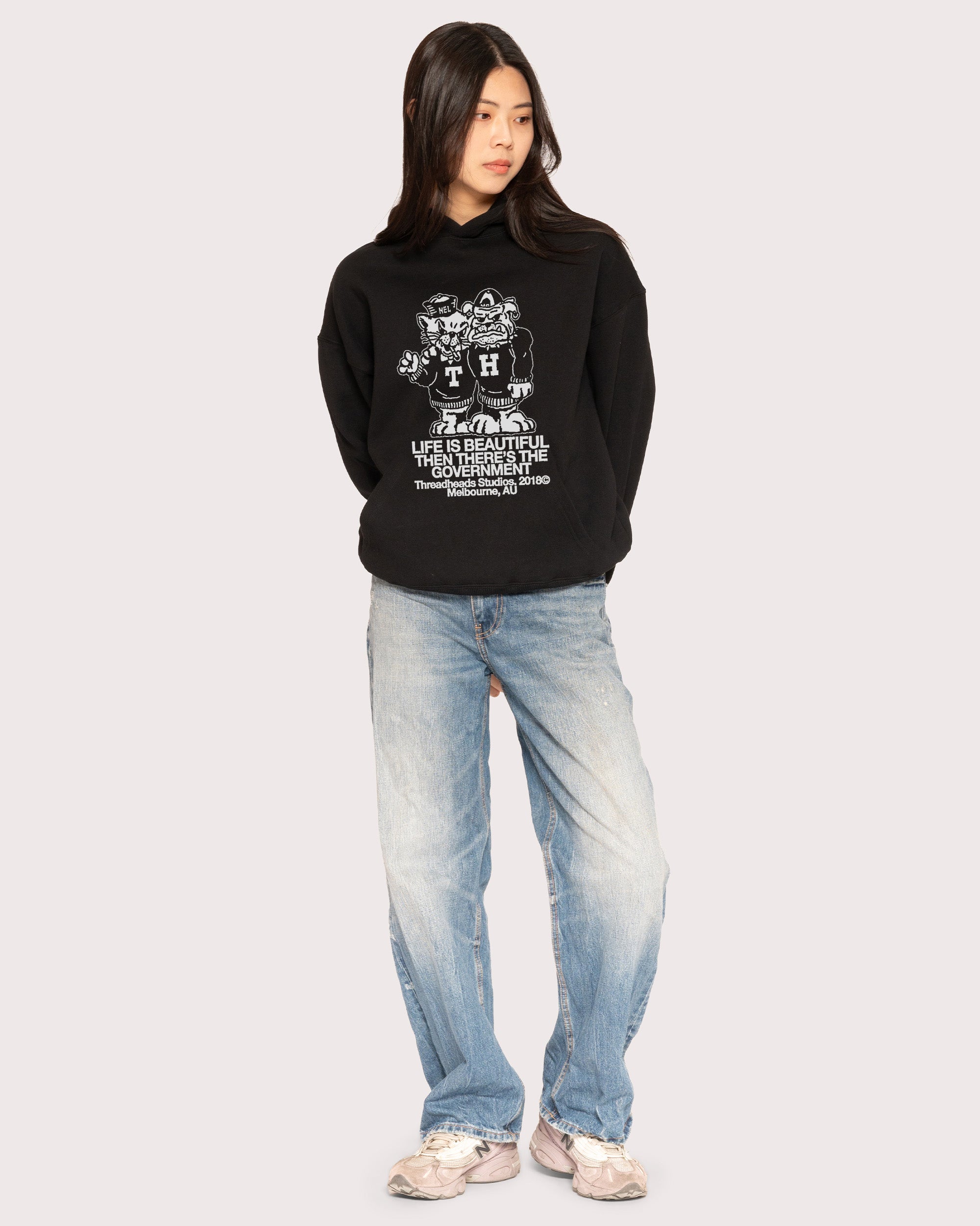Life is Beautiful Black Hoodie