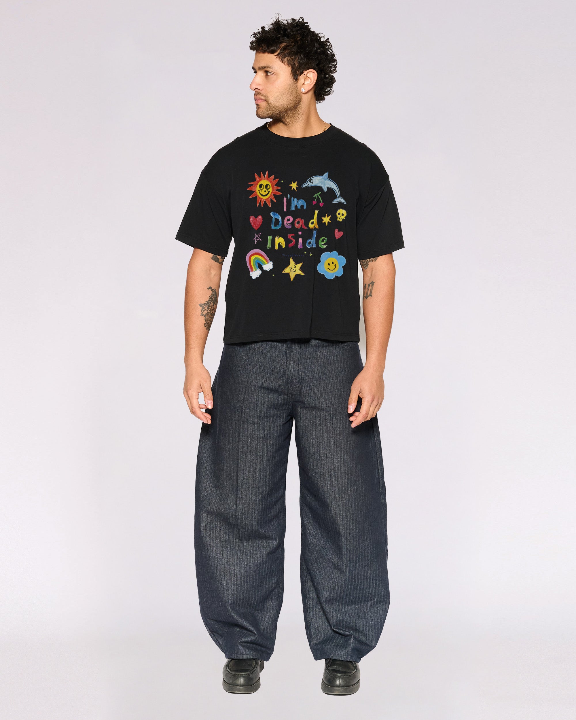 I’m Dead Inside Oversized Crop Tee