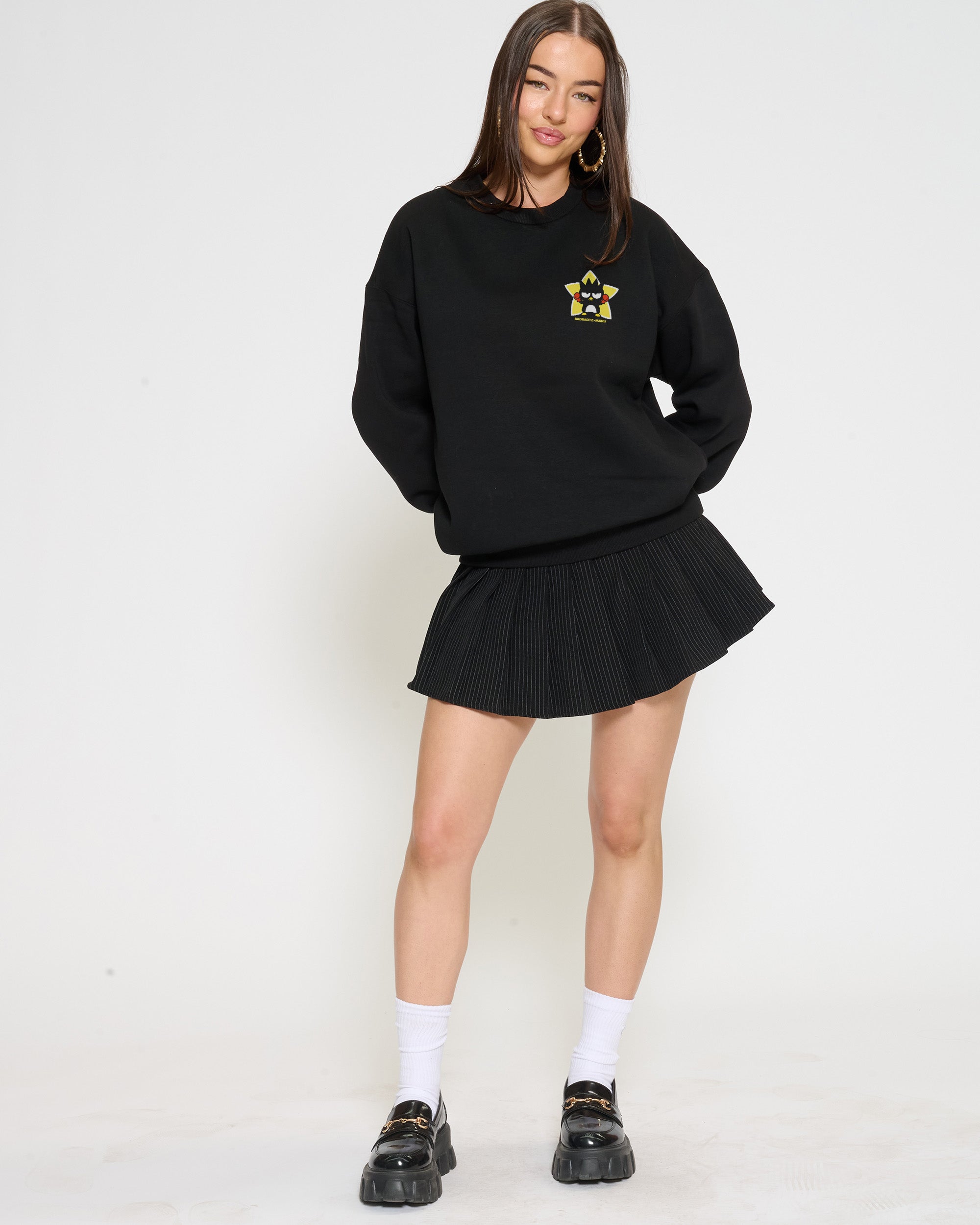 Bad Badtz-Maru Training Trouble Sweatshirt Official Hello Kitty and Friends collab Threadheads