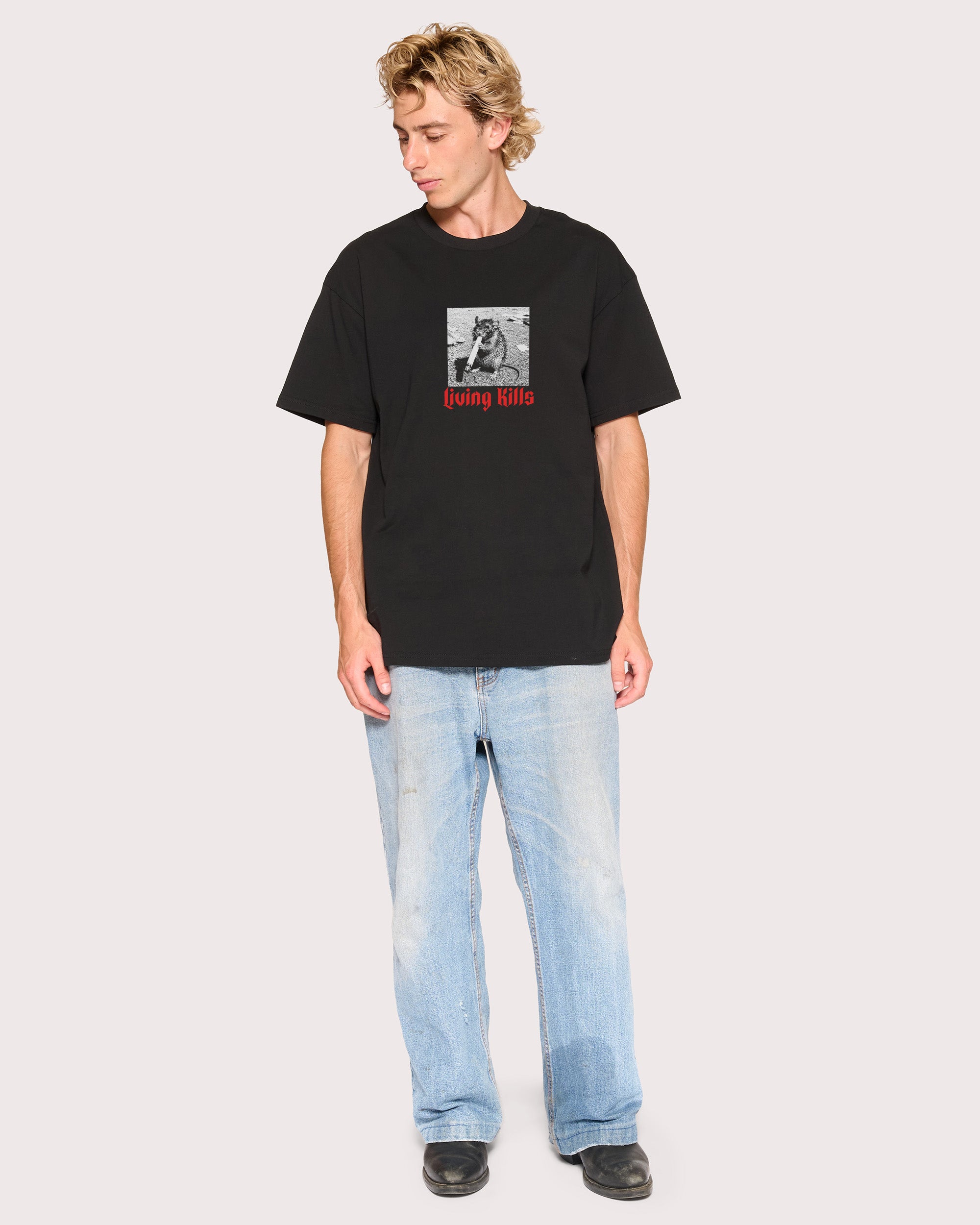 Living Kills Black T-Shirt