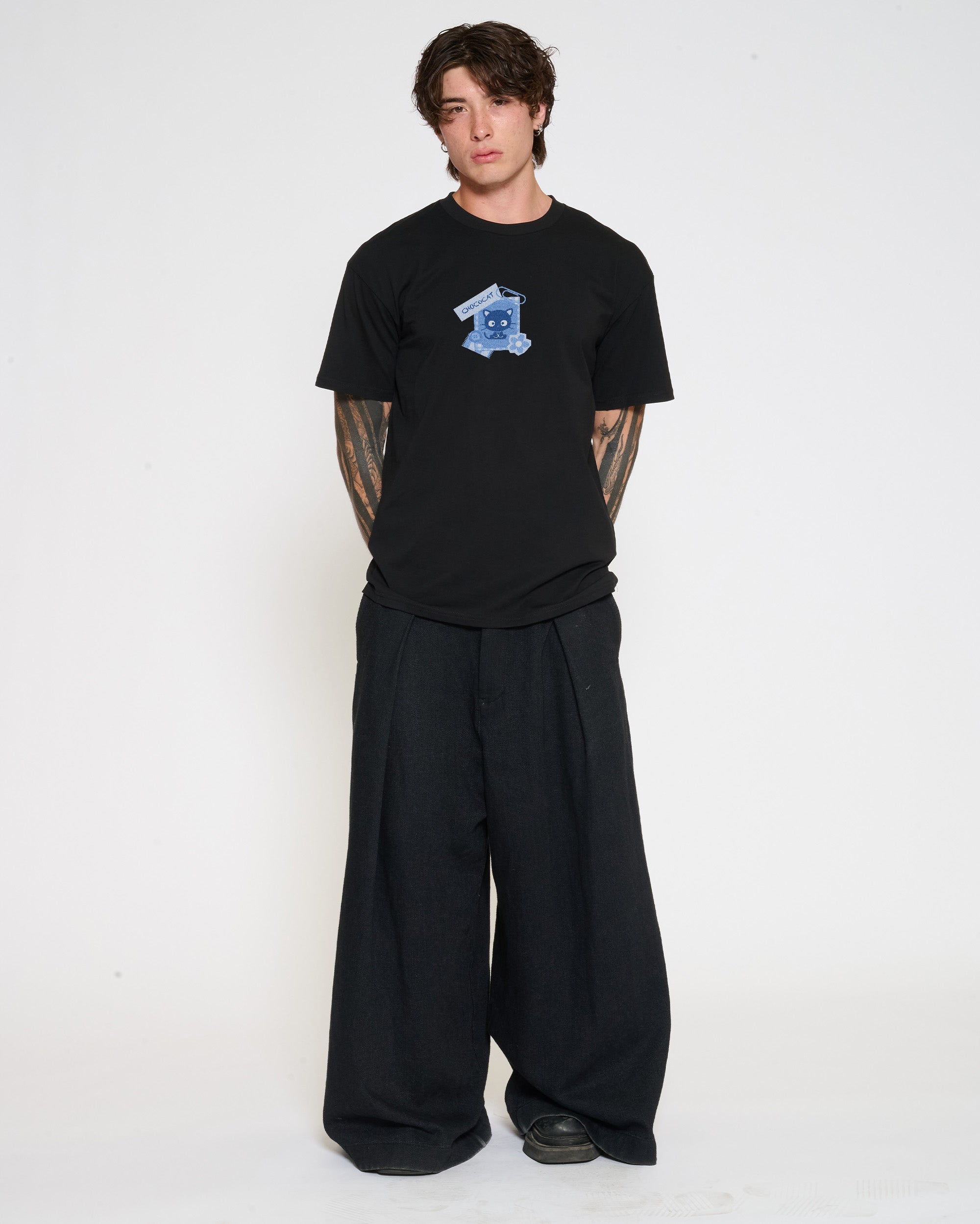 Chococat Scrapbook T-Shirt Official Hello Kitty and Friends collab Threadheads