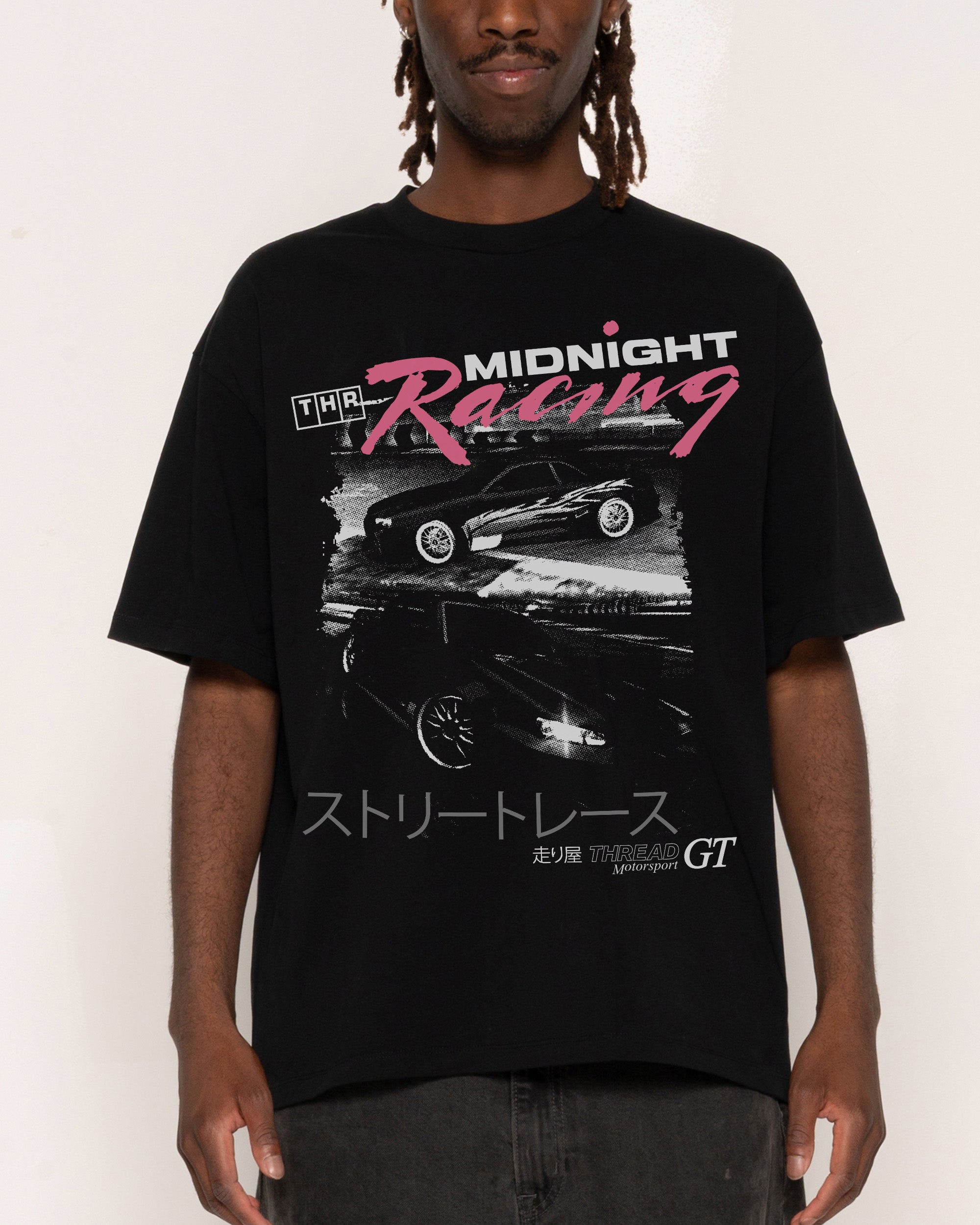 Midnight Drifting Oversized Tee – view 2