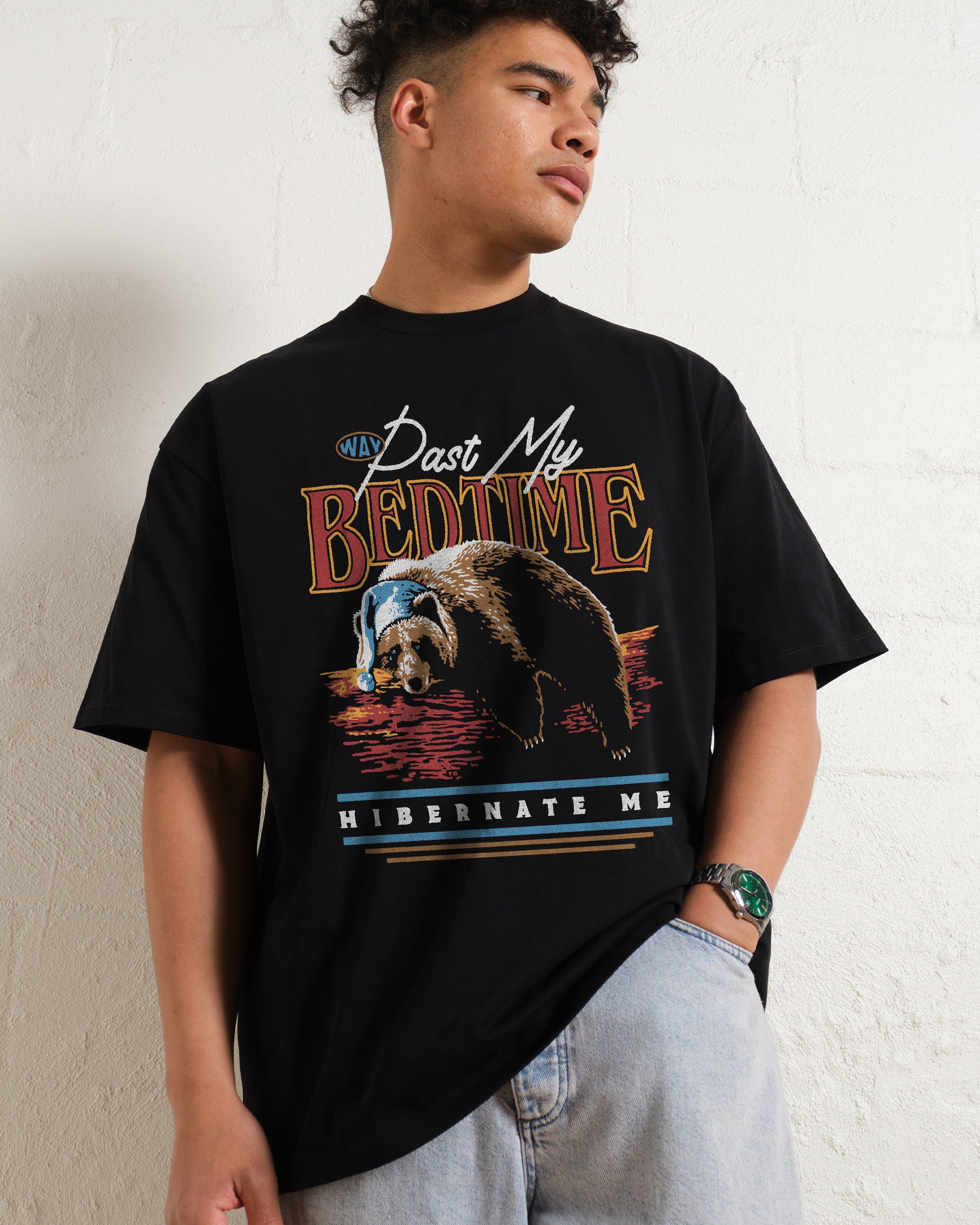 Way Past My Bedtime Oversized Tee Online Australia