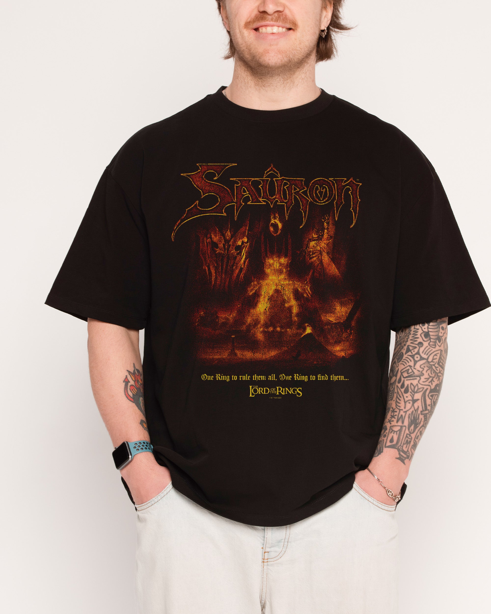 Dark Lord Sauron Oversized Tee Australia
