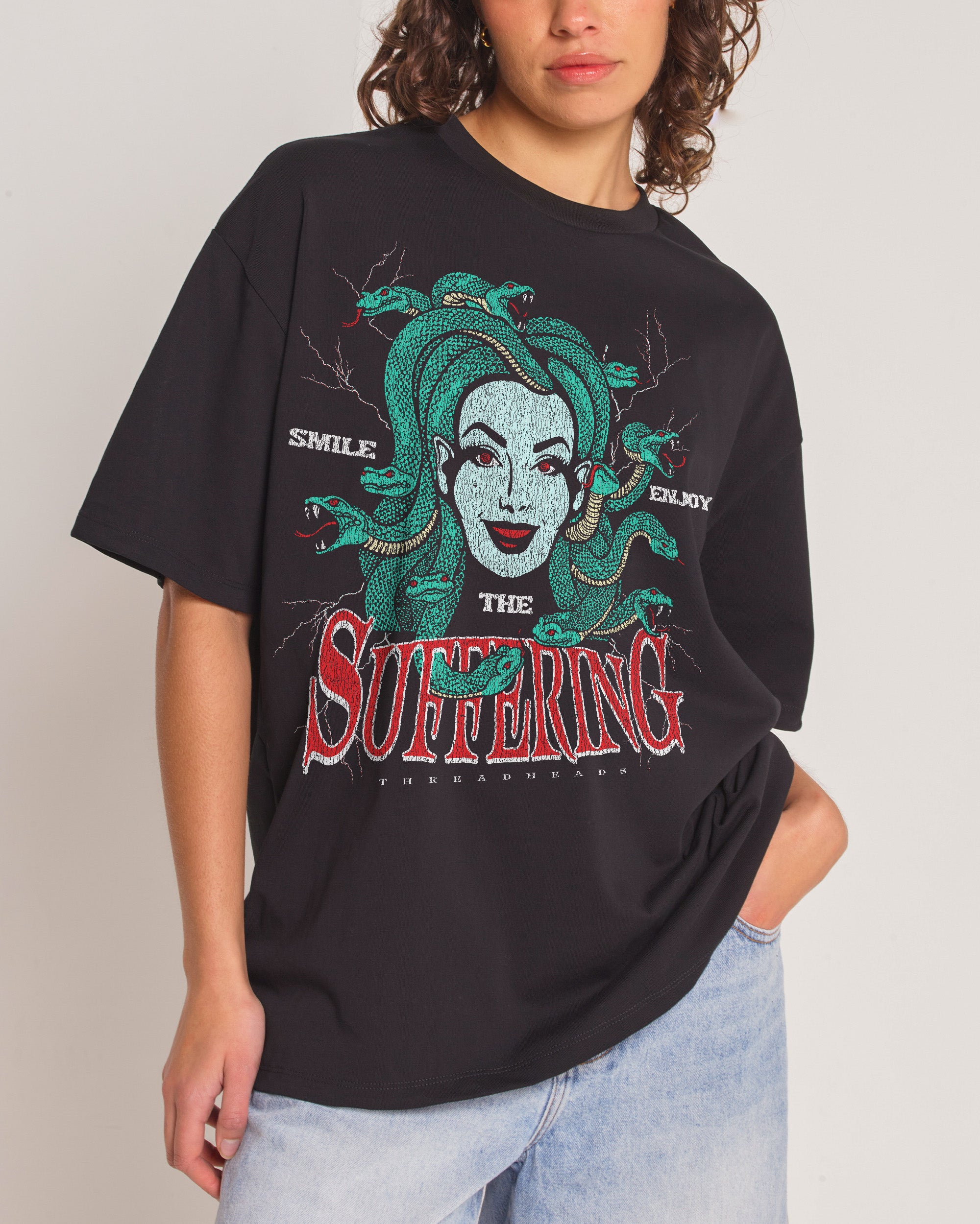 Smile Suffering Oversized Tee Australia