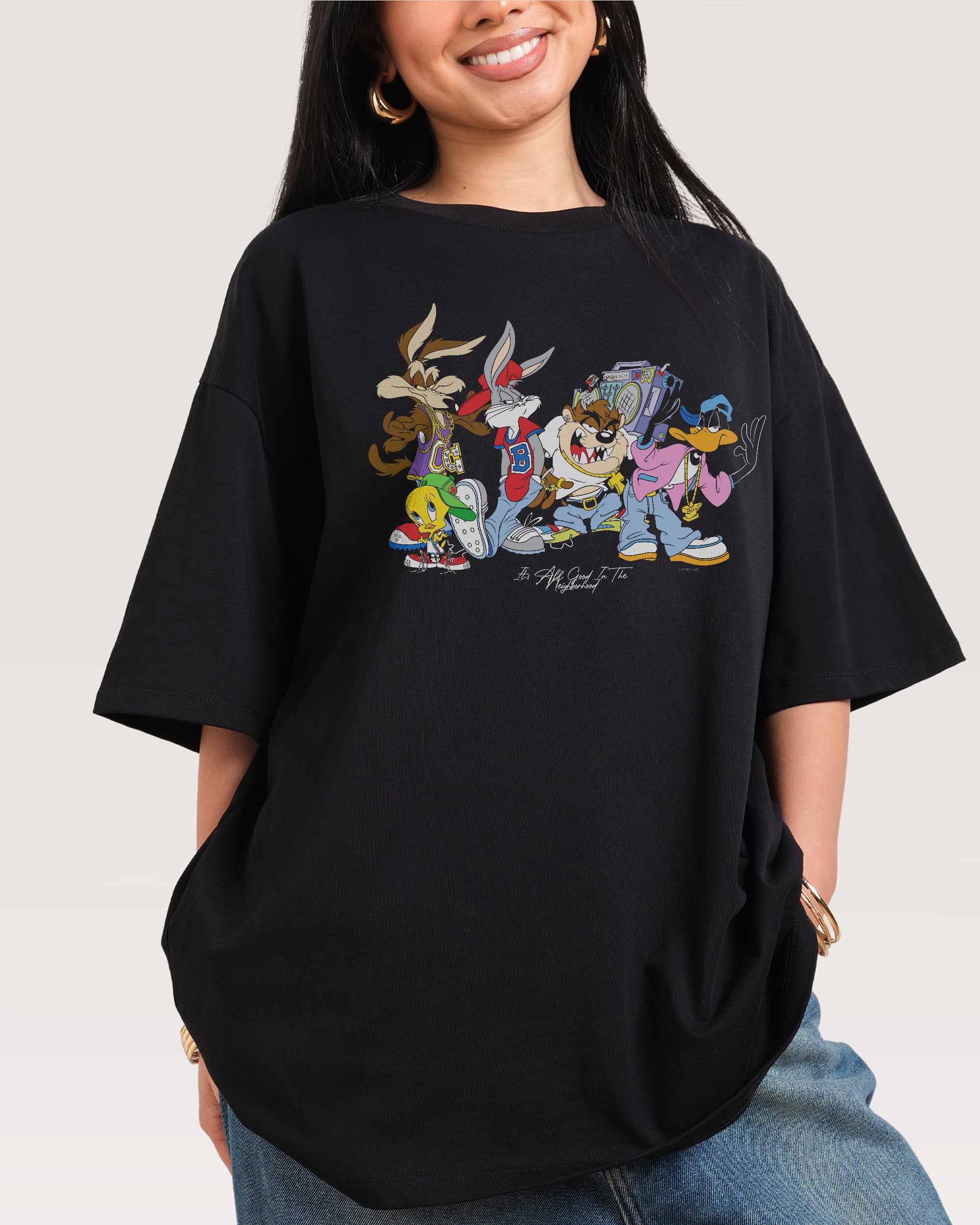 It’s All Good in the Neighborhood Oversized Tee Australia