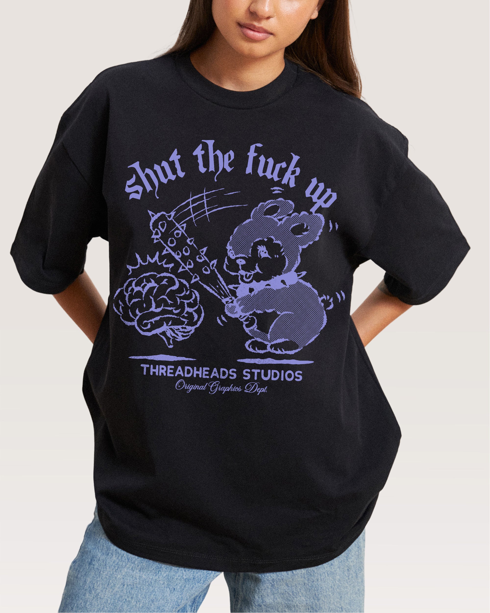 Shut the F Up Oversized Tee Australia