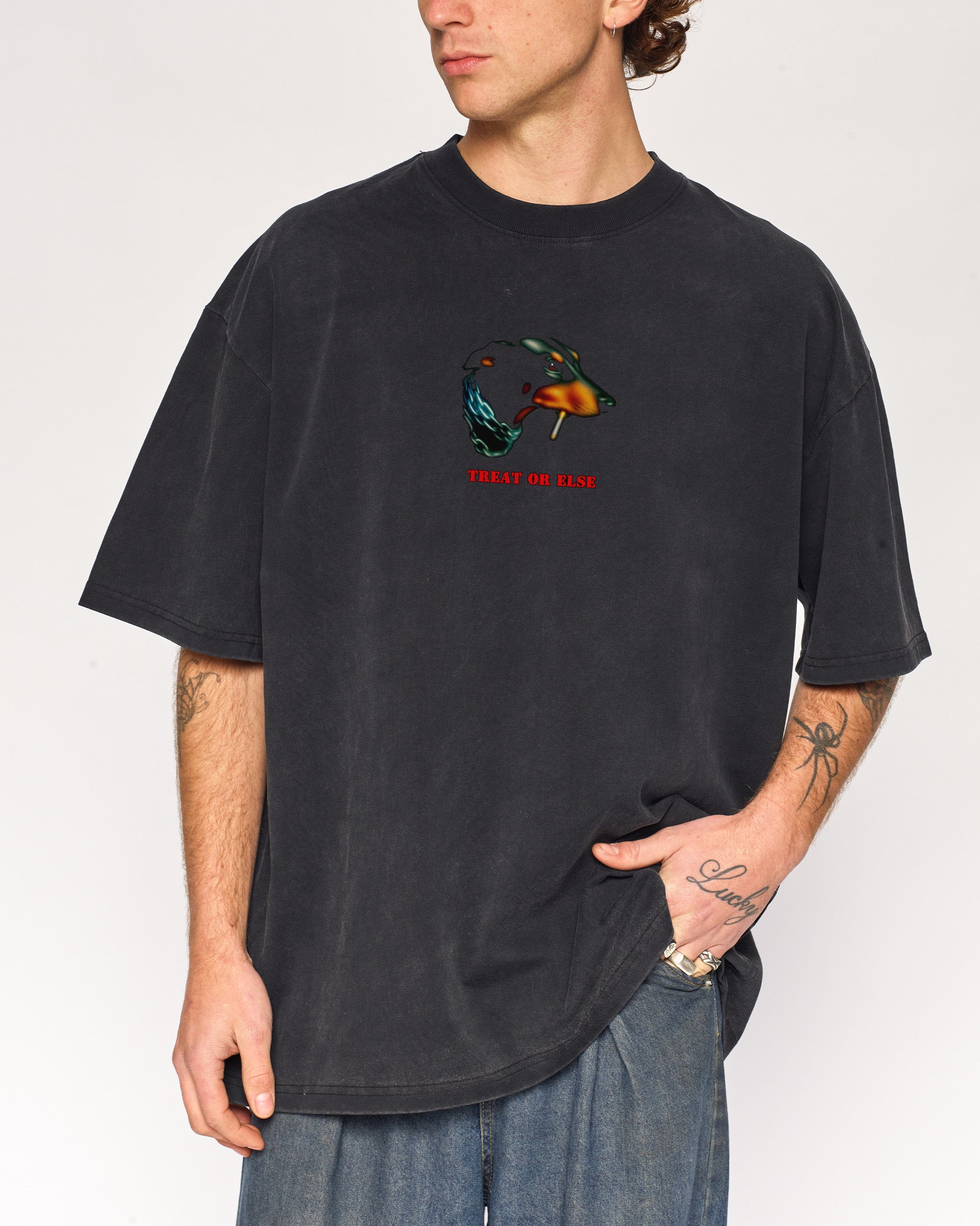 Treat or Else Wash Tee Australia