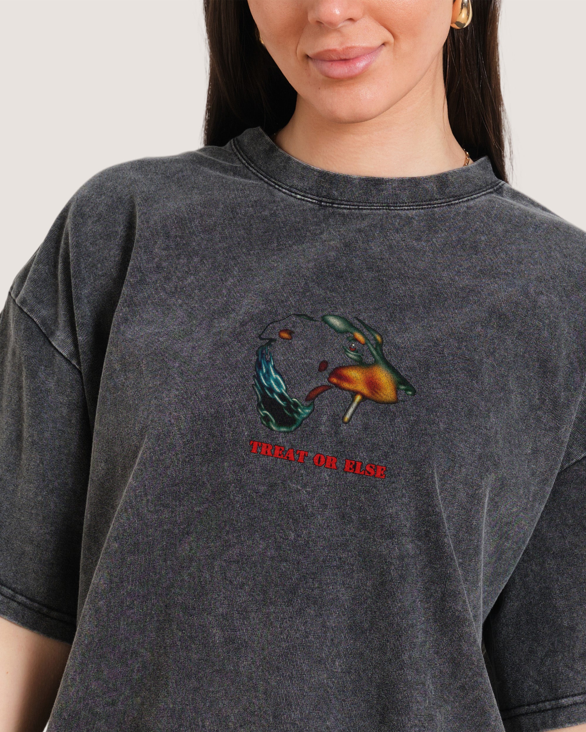 Treat or Else Wash Tee Australia