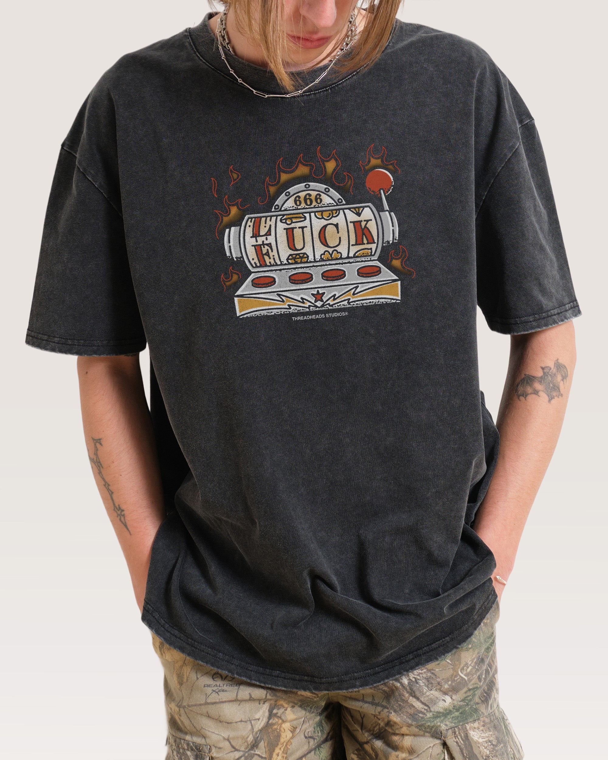 Lucky Slots Wash Tee Australia