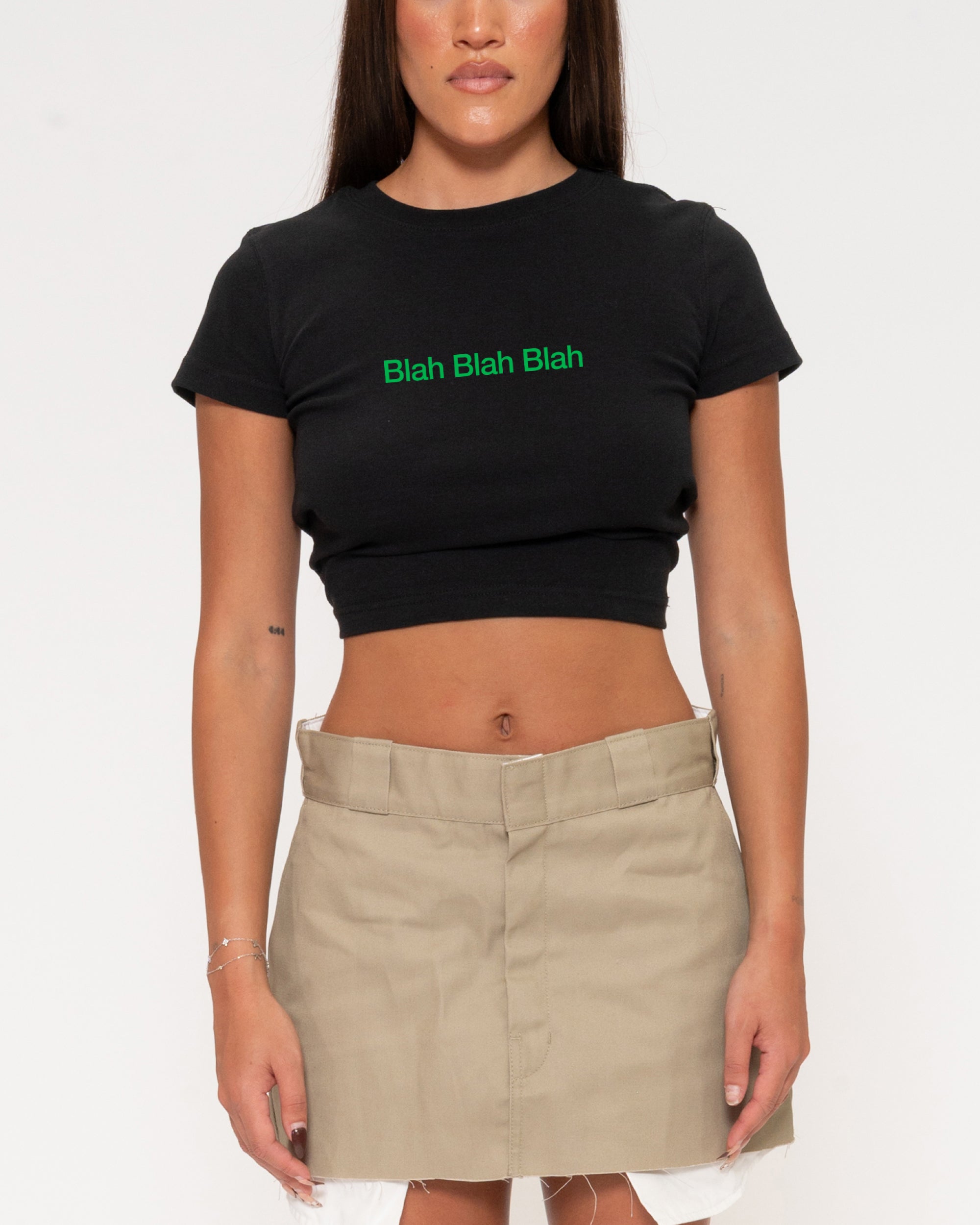 Blah Blah Blah Black Baby Tee