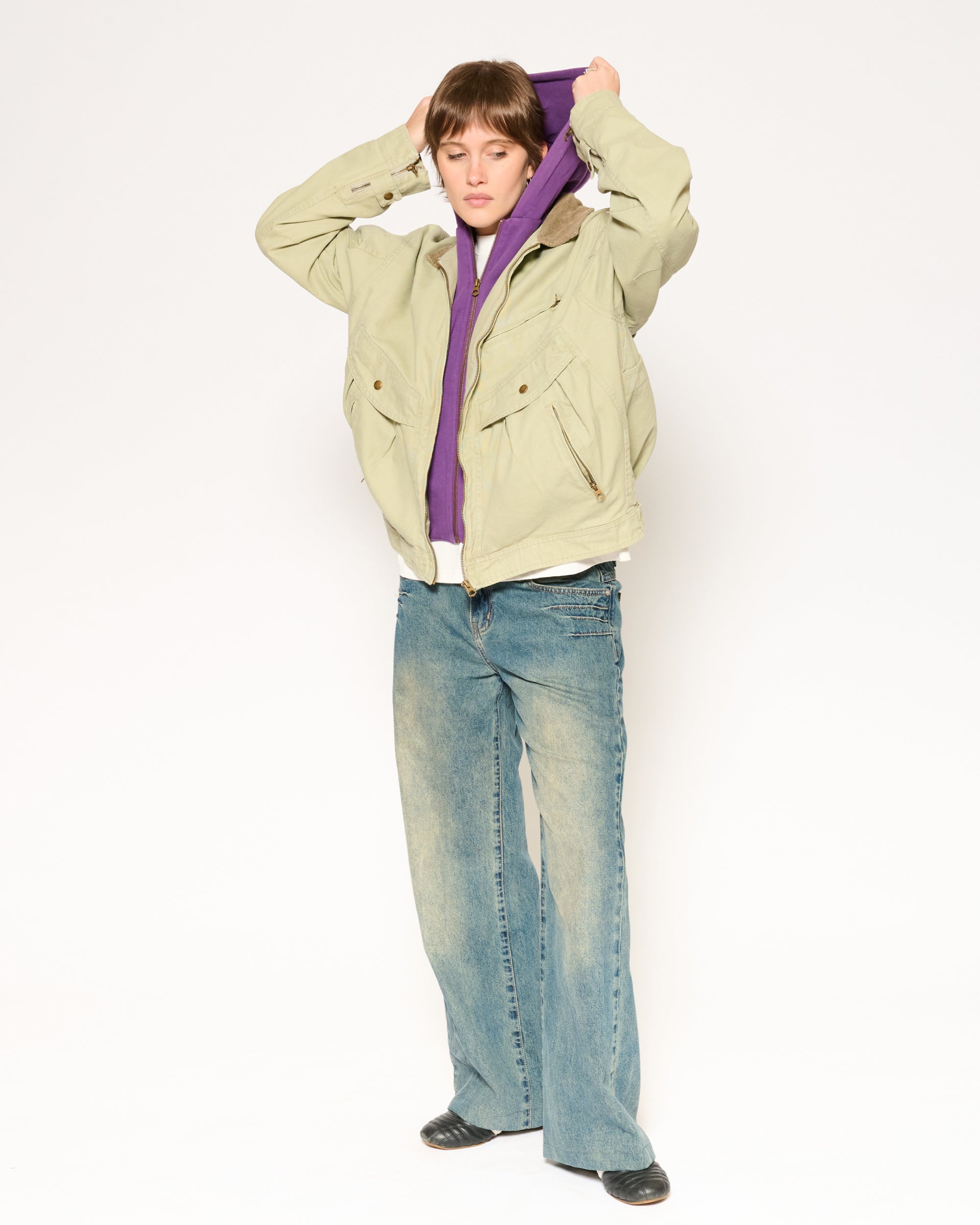 Transit Hooded Jacket - Sage