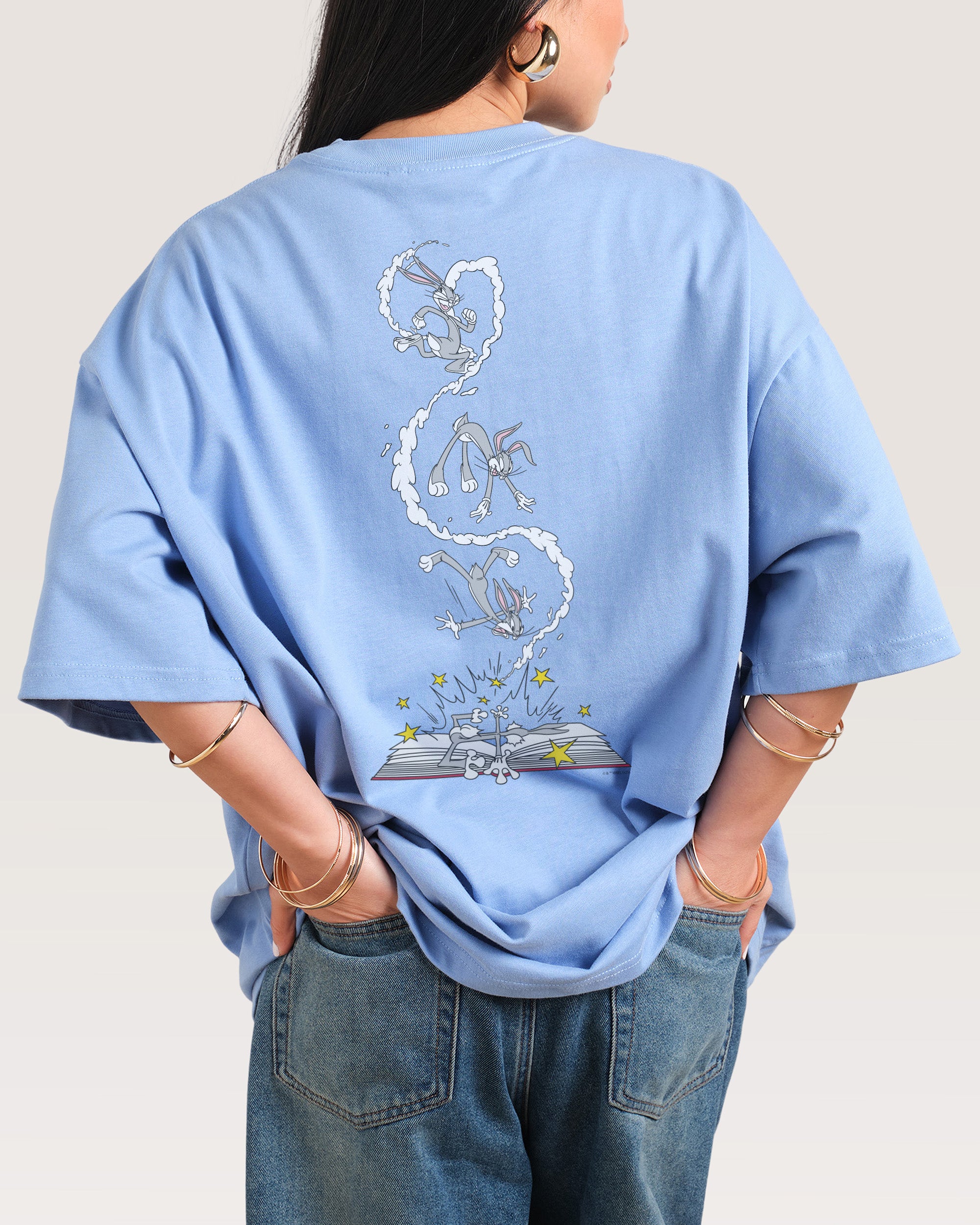 Bugs Bunny Book Crash Oversized Tee Australia