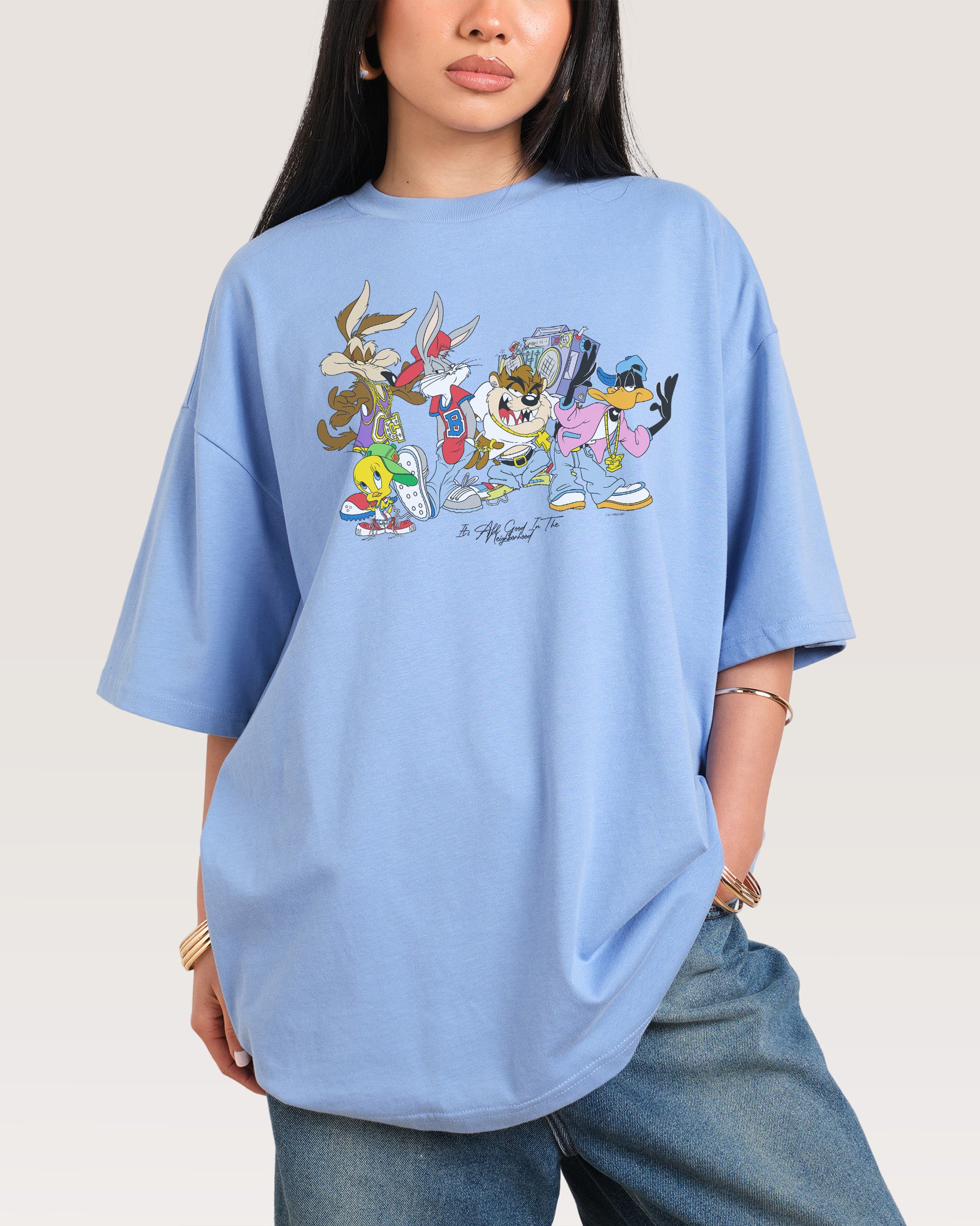It’s All Good in the Neighborhood Oversized Tee Australia