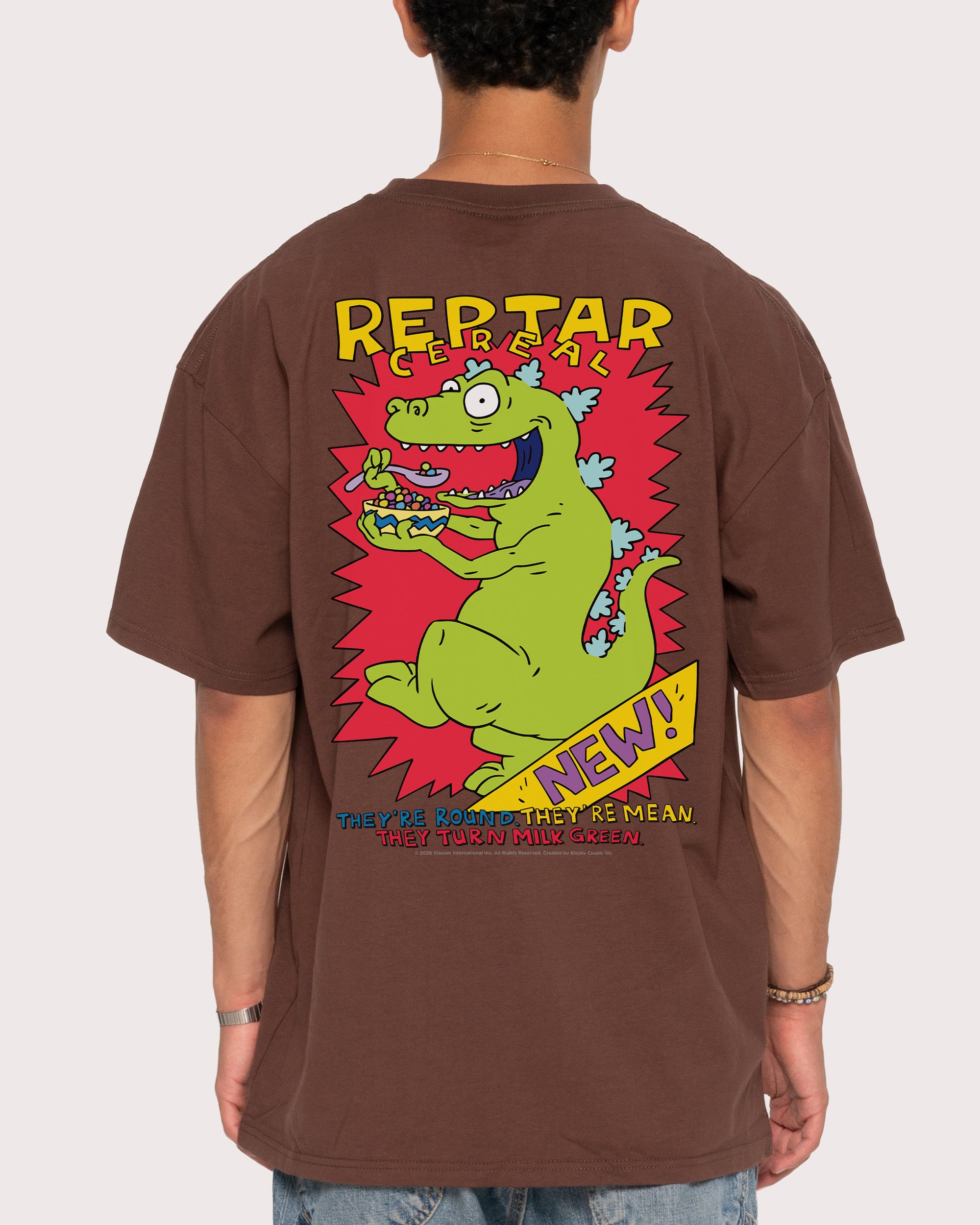 Reptar Cereal Brown T-Shirt