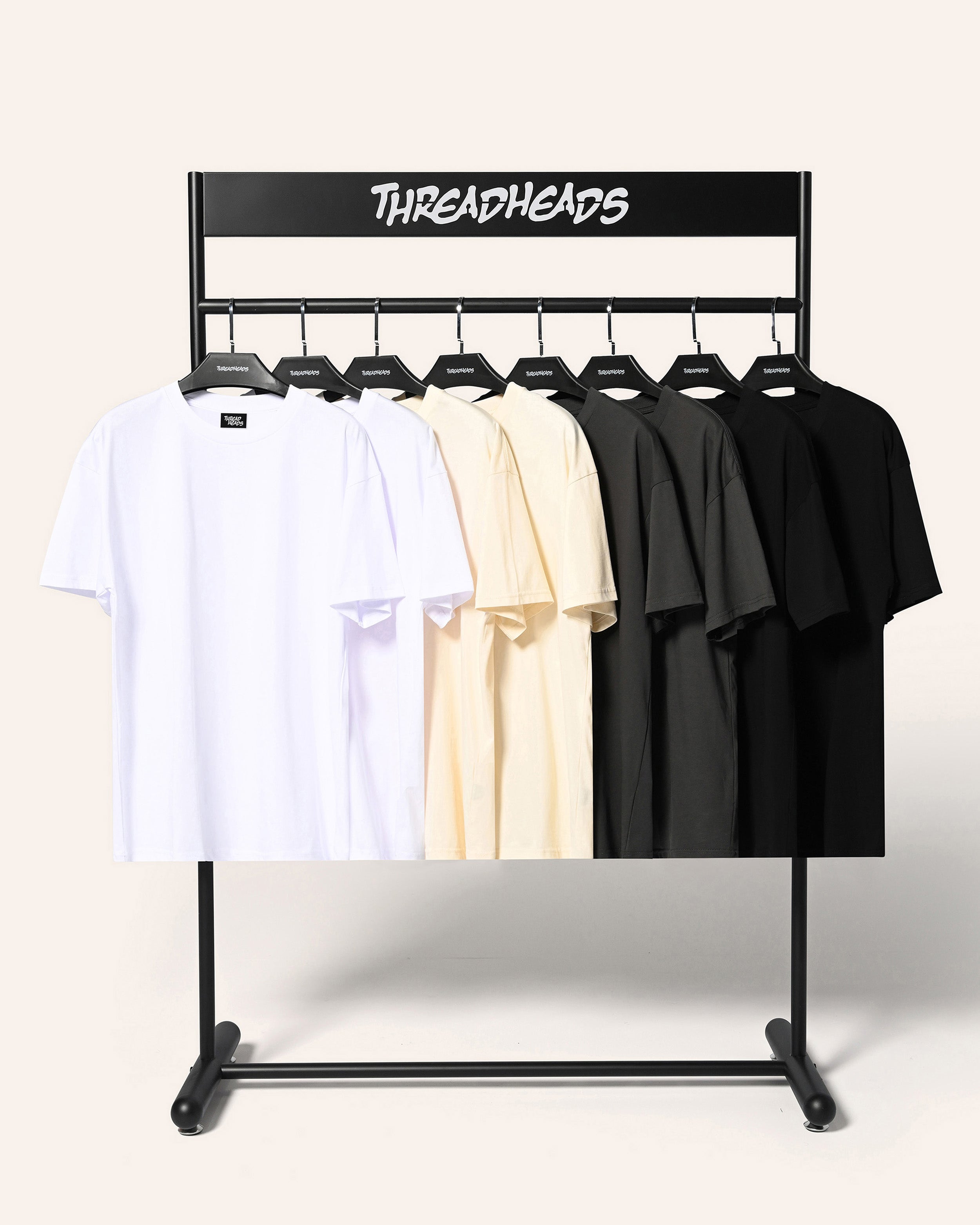 Classic Tee 8 Pack: Natural, Black, Charcoal, White