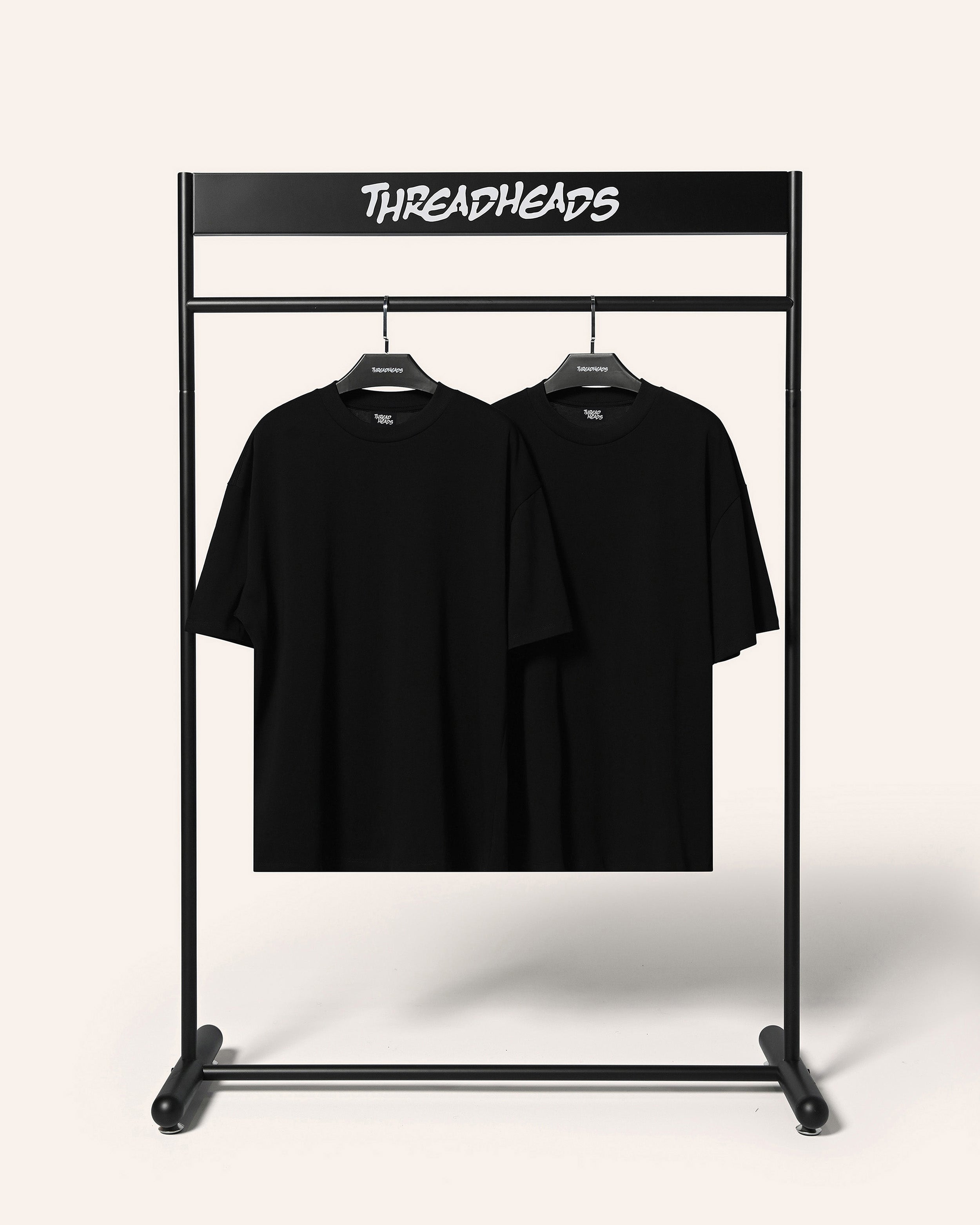 Oversized Tee 2-Pack: Black