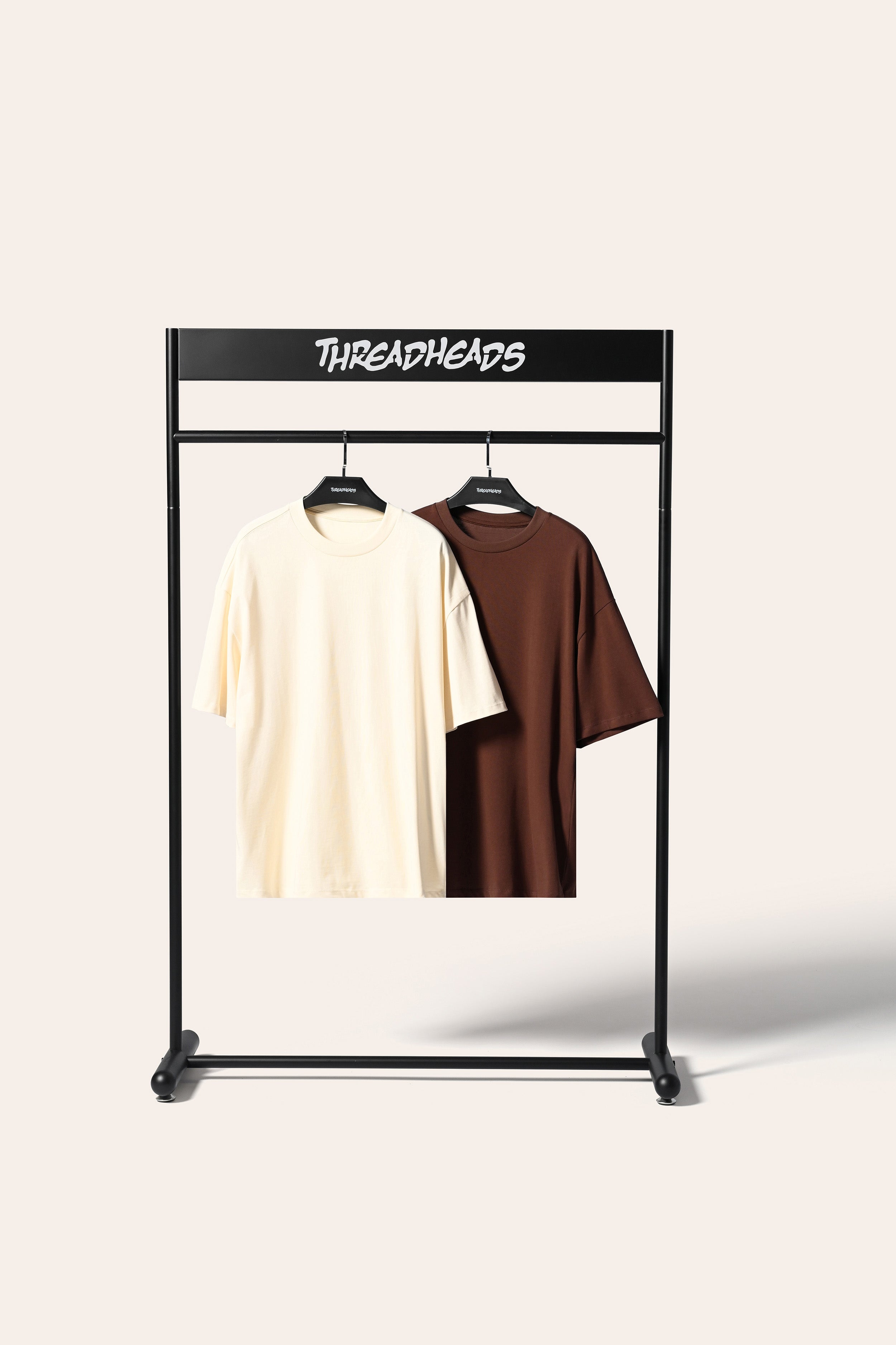 Oversized Tee 2 Pack: Natural, Brown