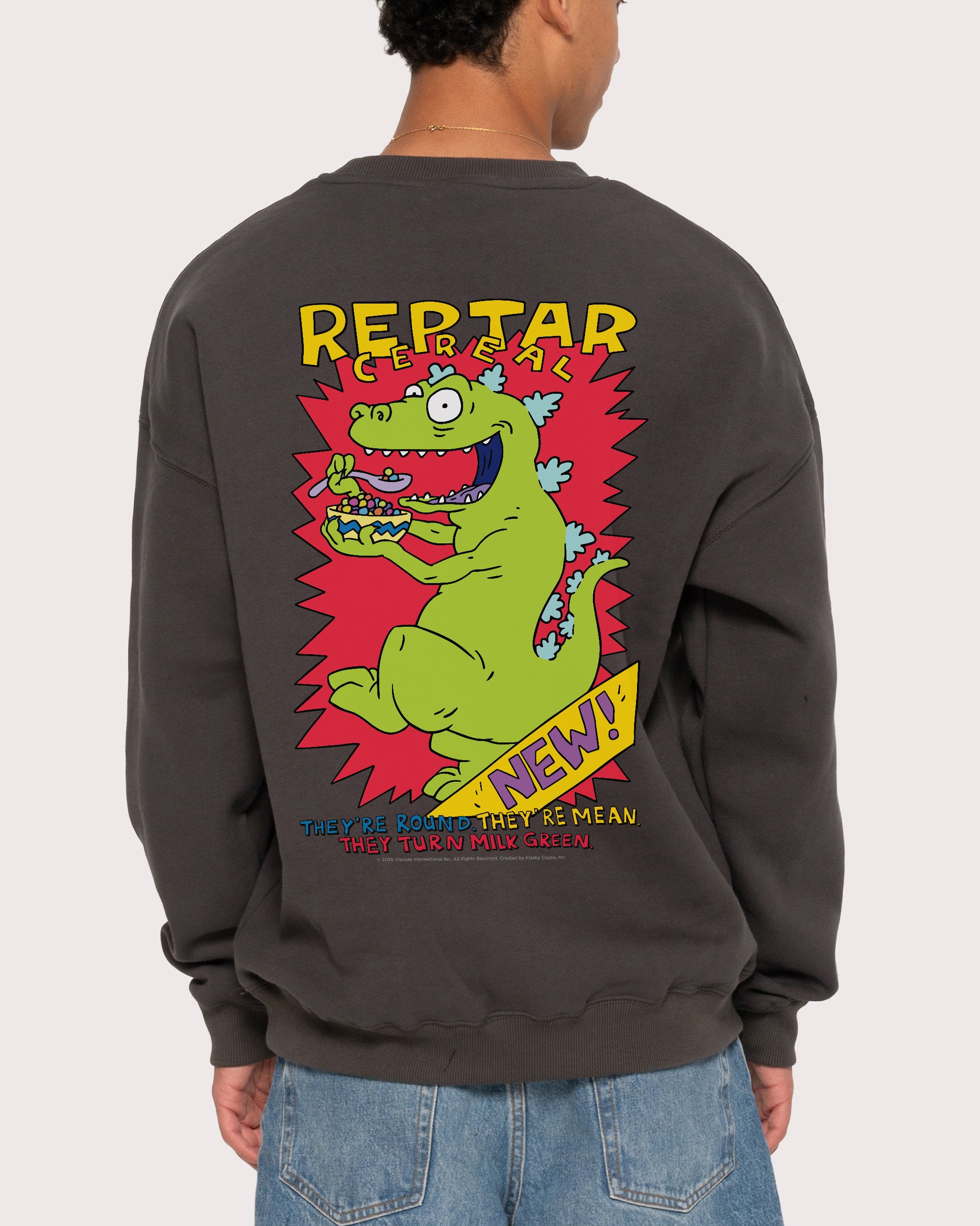 Reptar Cereal Charcoal Sweatshirt