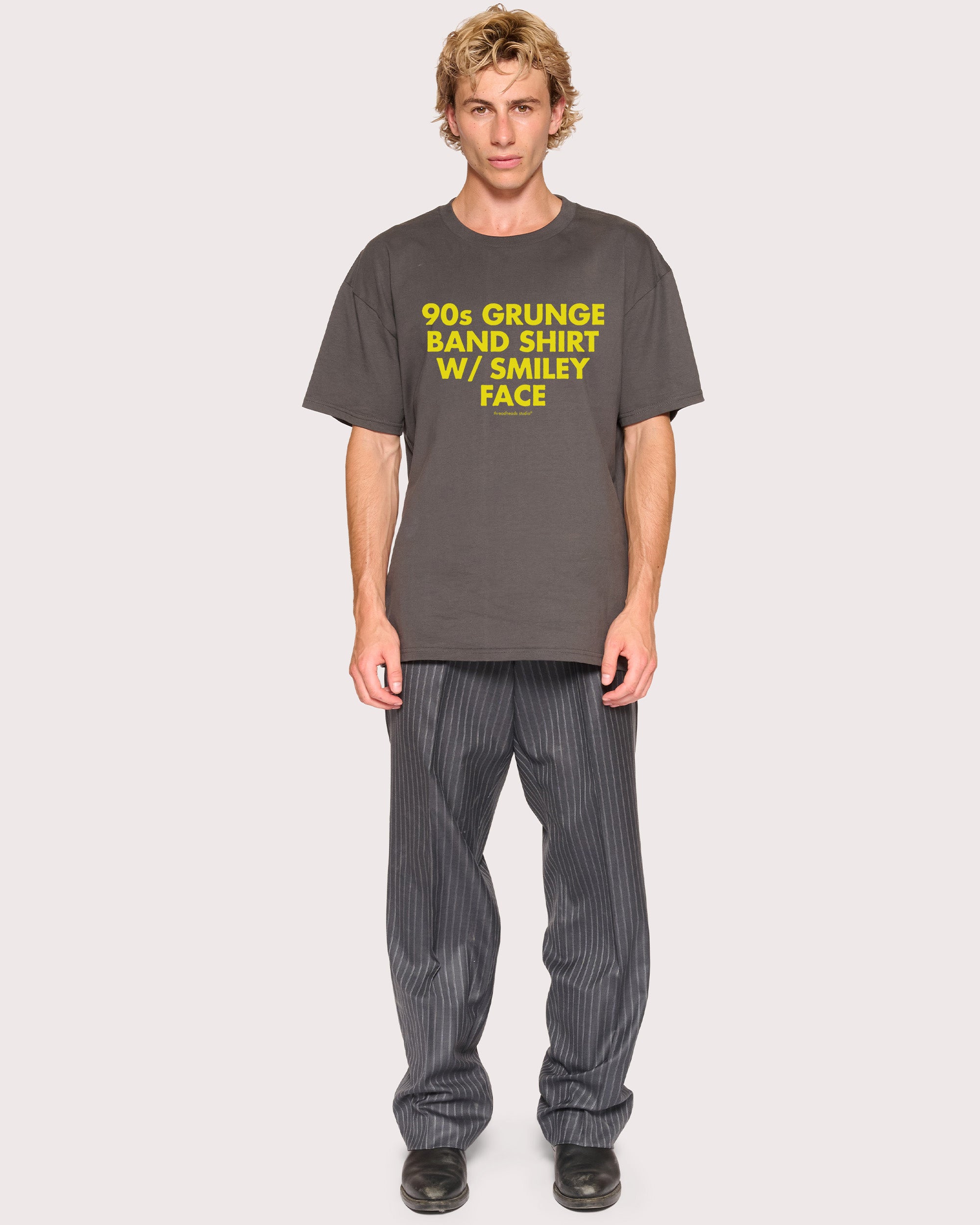 90s Grunge Charcoal T-Shirt