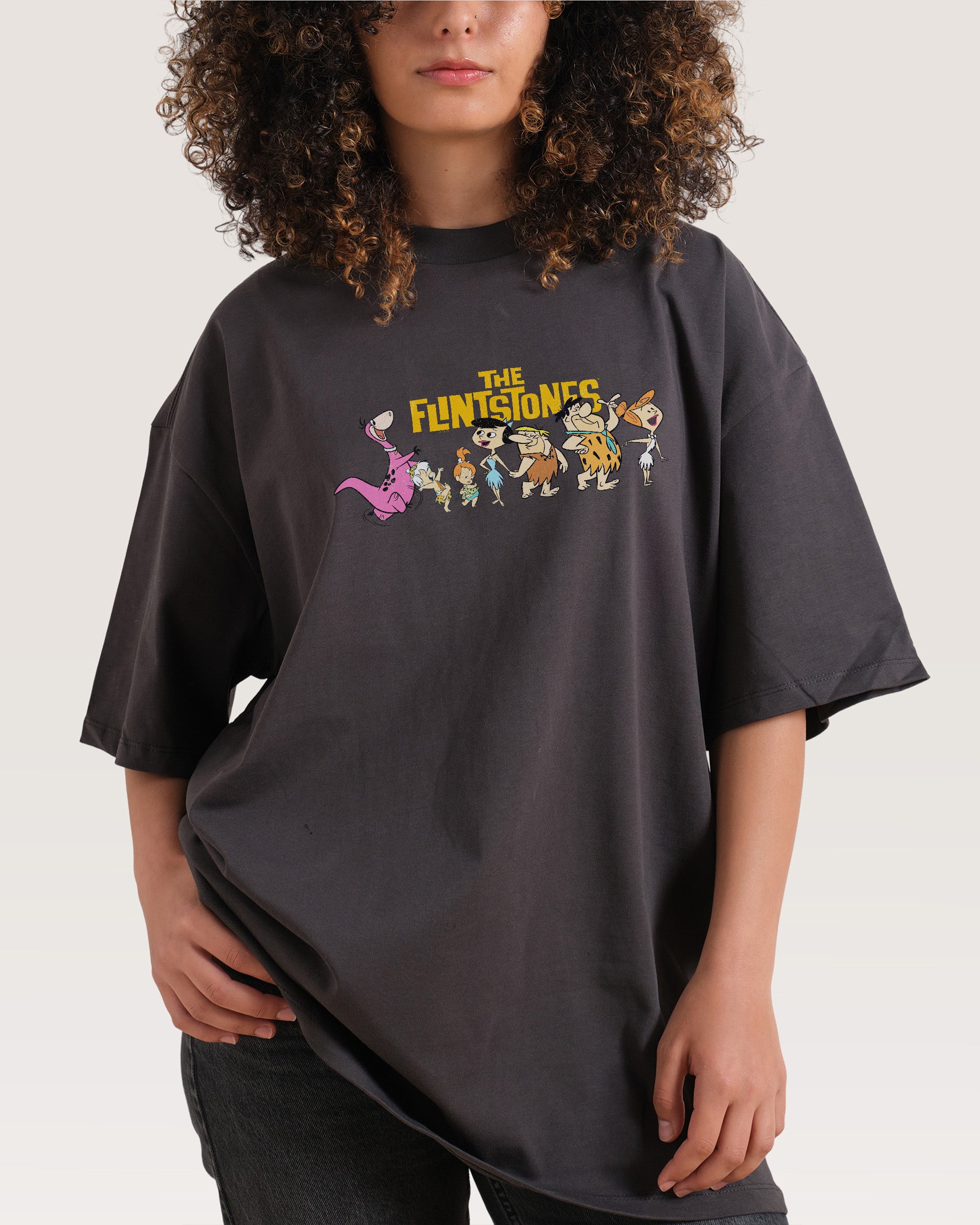 We're The Flintstones Oversized Tee Australia