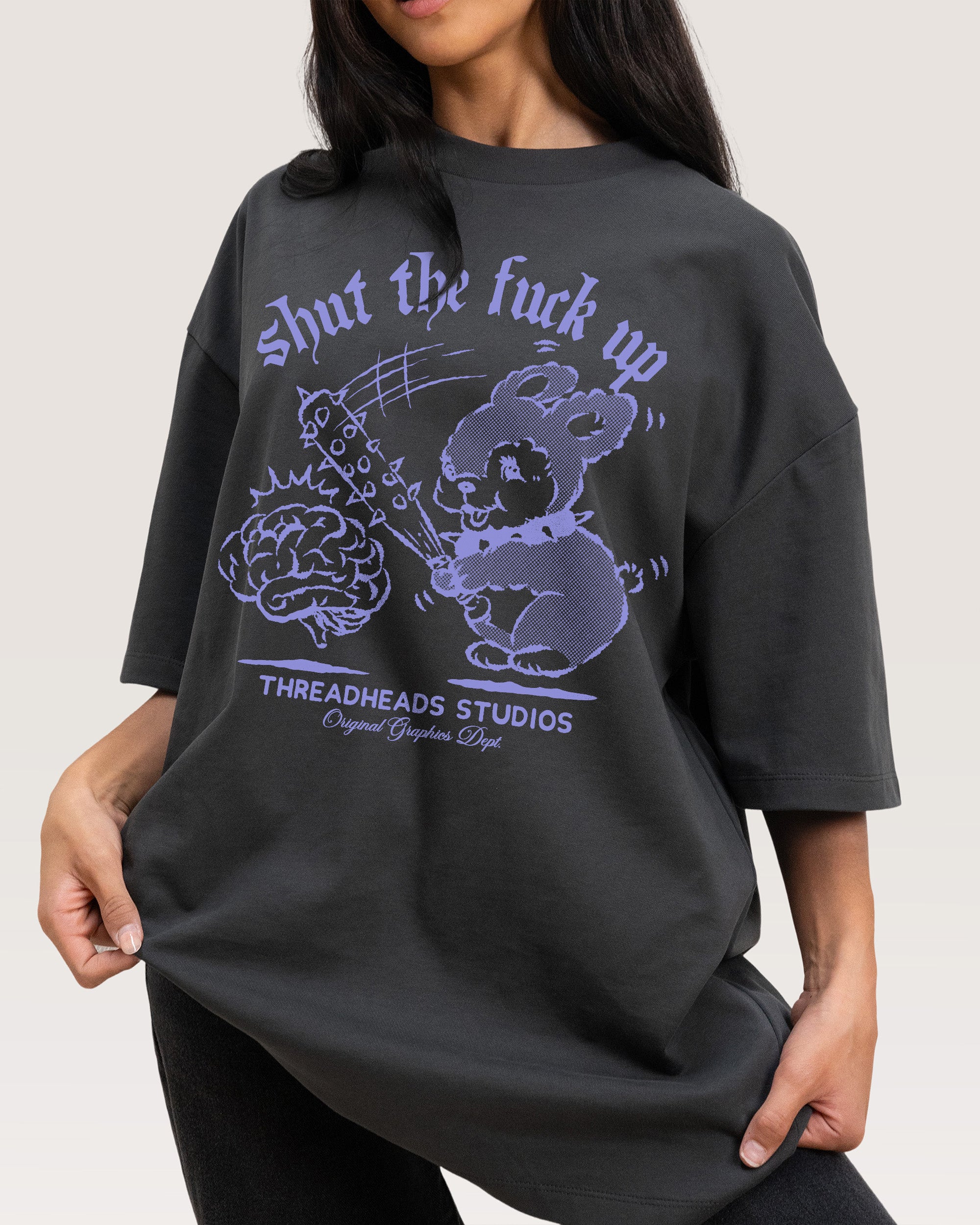 Shut the F Up Oversized Tee Australia