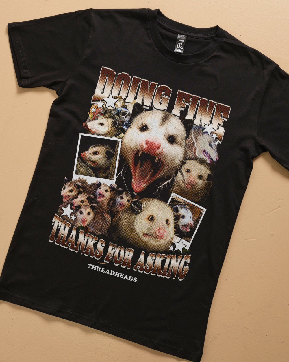 Doing Fine Opossum T-Shirt Australia Online