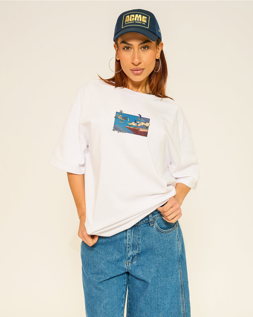 Wiley Free Fall Oversized Tee Threadheads Australia #colour_white