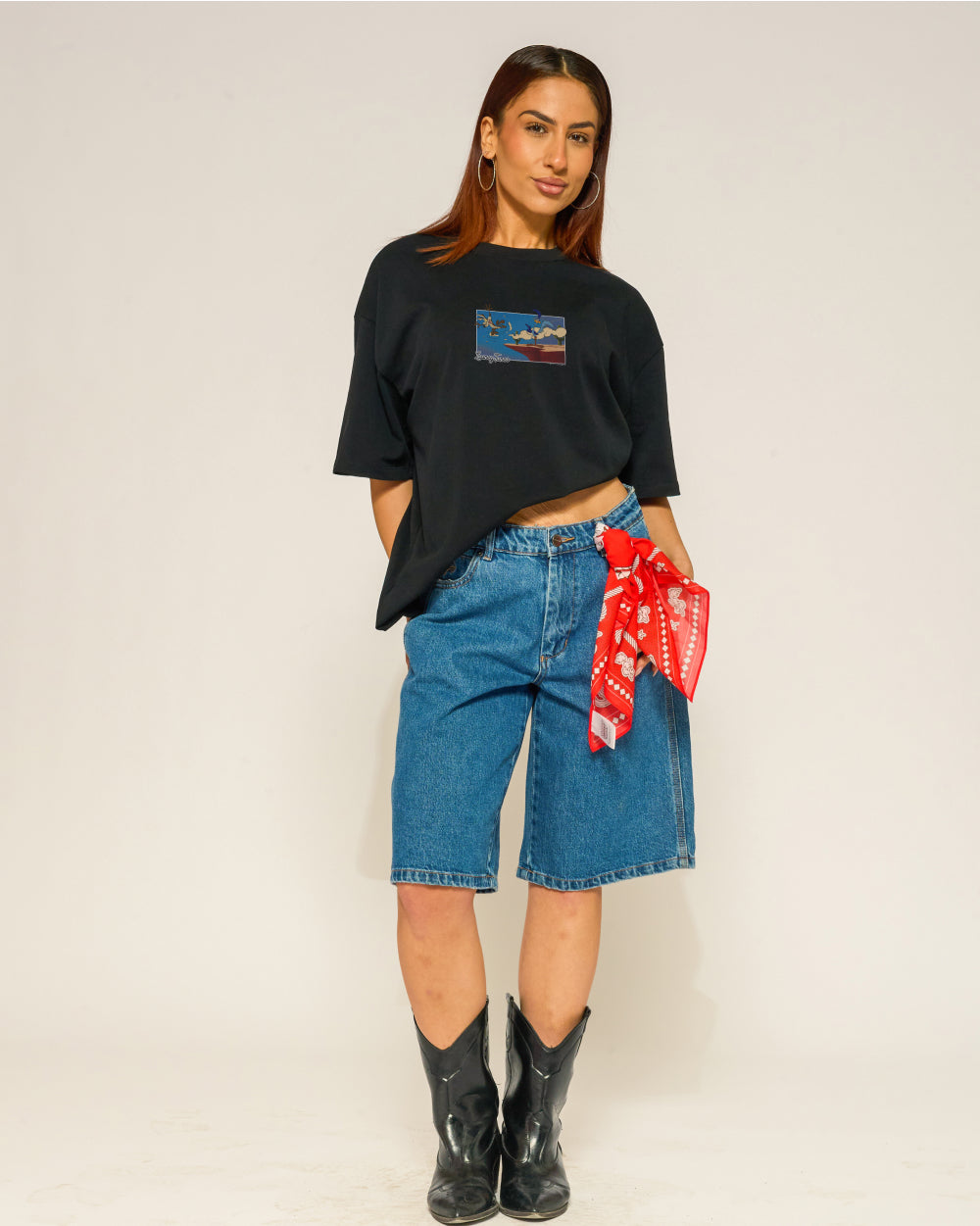 Wiley Free Fall Oversized Tee Threadheads Australia #colour_black