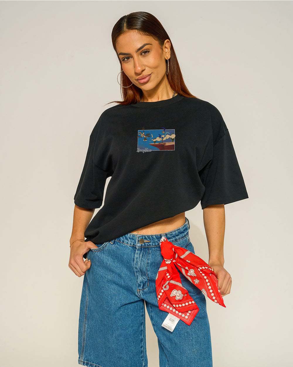 Wiley Free Fall Oversized Tee Threadheads Australia #colour_black