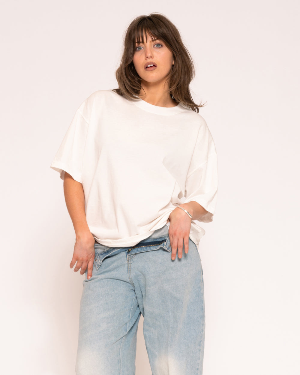 Boxy Crop Tee 3-Pack: Dusk, Pistachio, White Blank Boxy Crop Tee – view 4