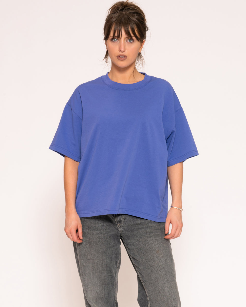 Boxy Crop Tee 5-Pack: Dusk, Pale Blue, Pistachio, Pink, White Blank Boxy Crop Tee – view 2