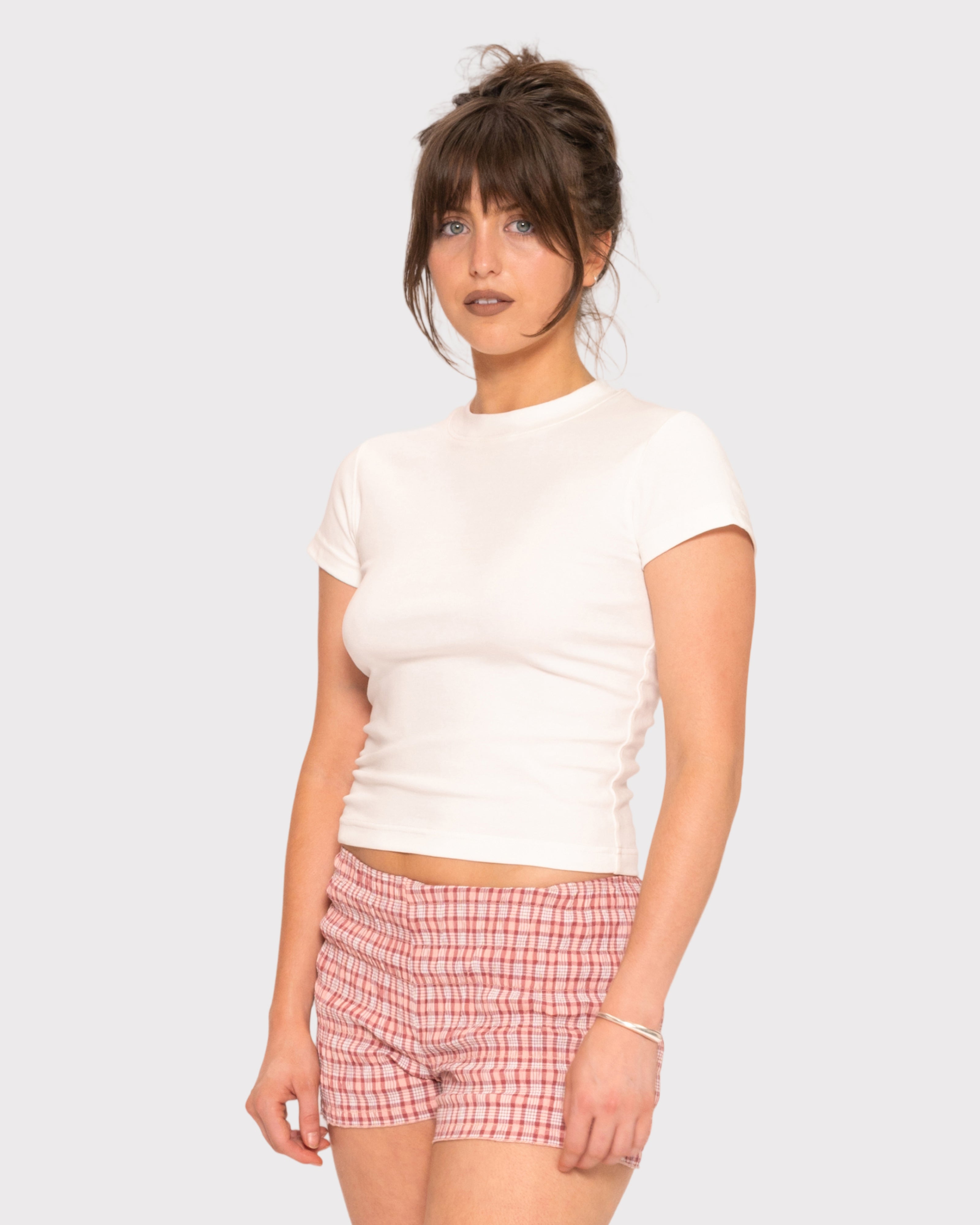 Longline Baby Tee Blank Longline Baby Tee – view 4