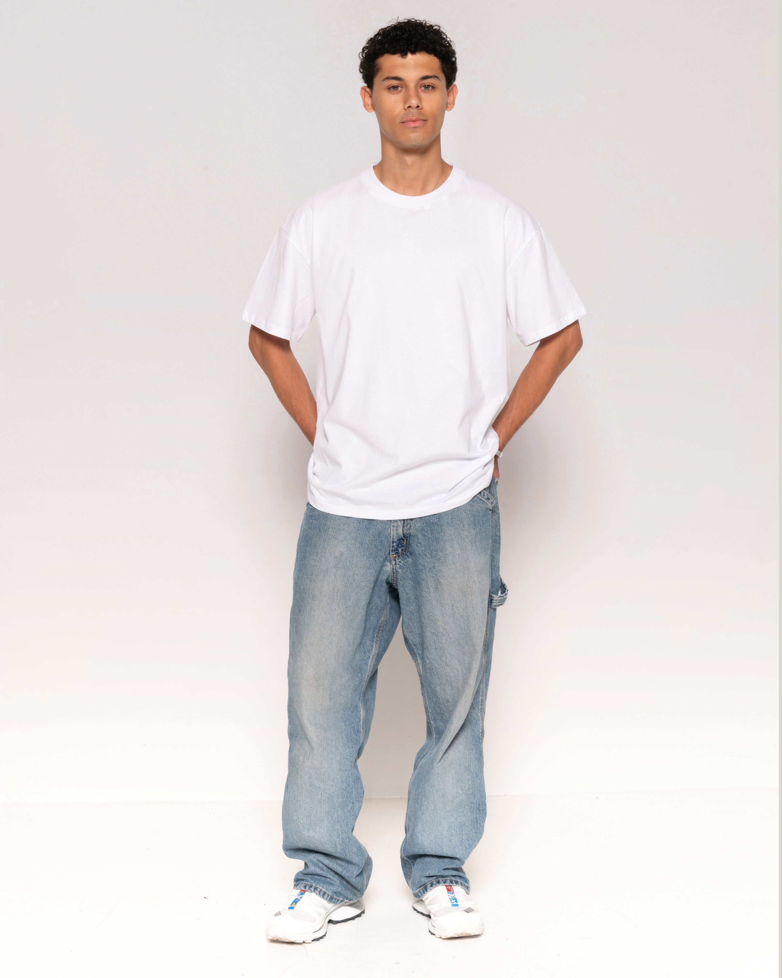 Oversized Tee 3 Pack: White Blank Oversized Tee – view 2