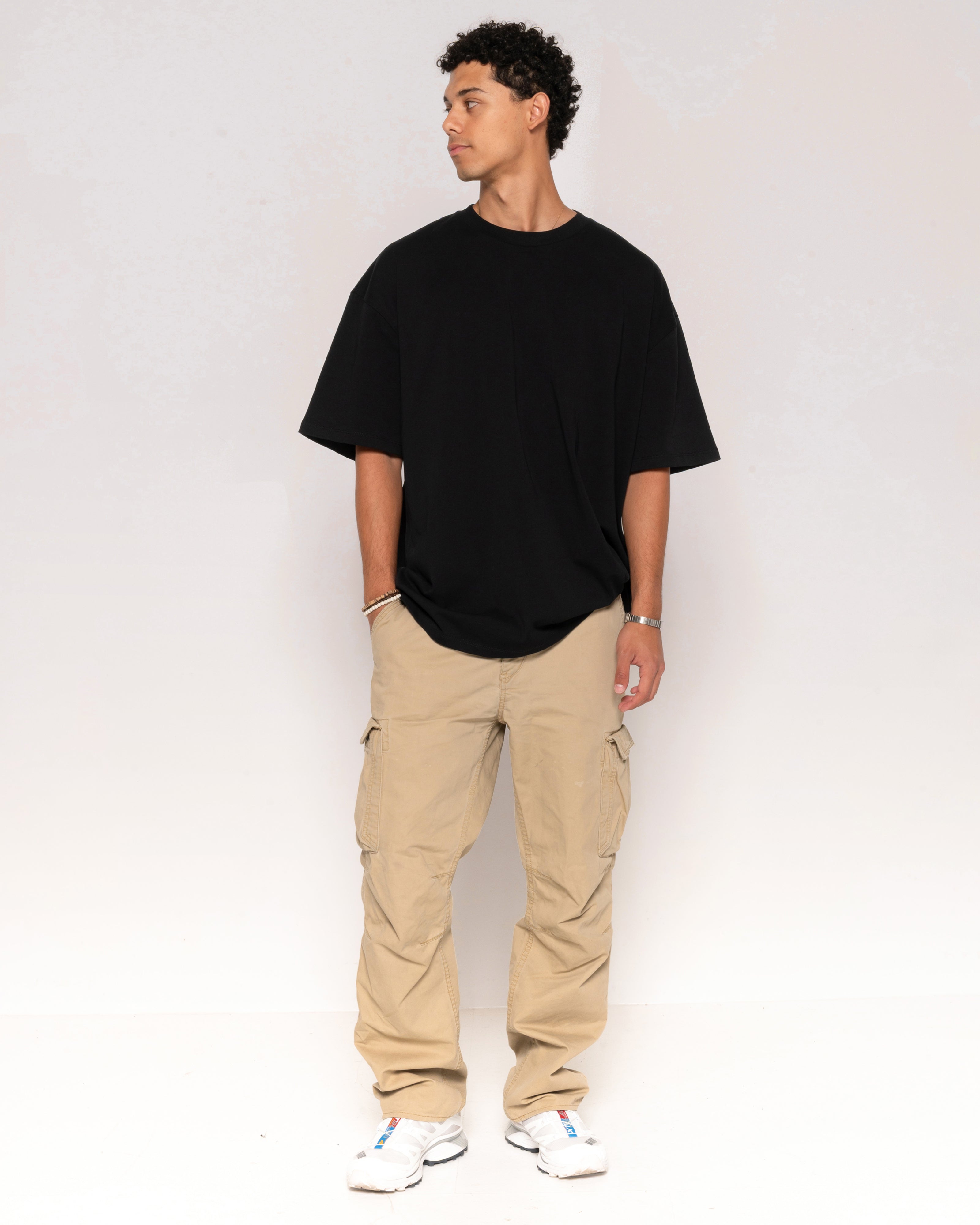 Oversized Tee 2-Pack: Black Blank Oversized Tee – view 3