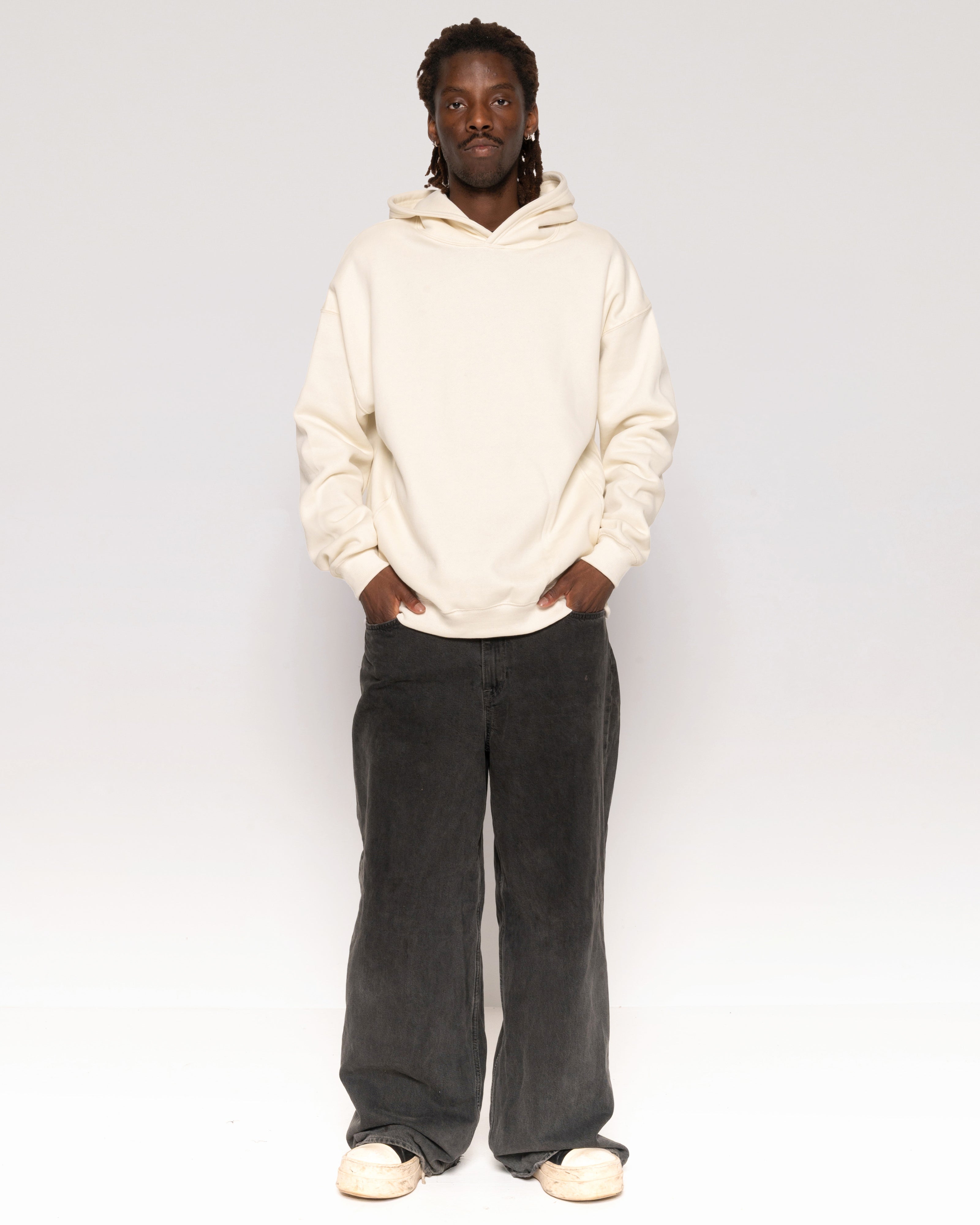 Classic Hoodie 2 Pack: Charcoal, Natural Blank Hoodie – view 2